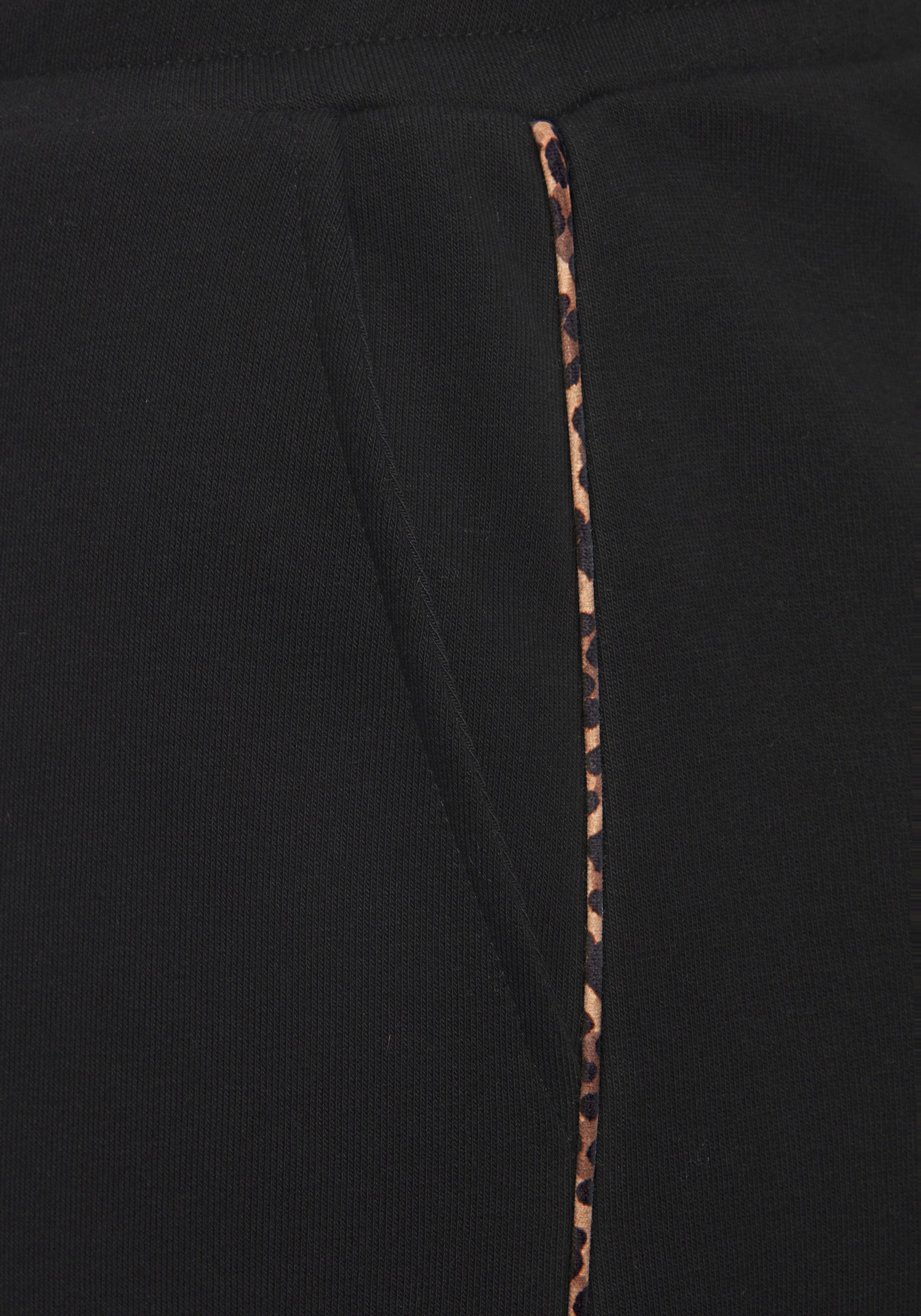 Buffalo Sweathose Relaxhose mit weit ausgestelltem Bein und Piping, Home- und Loungewear – Bild 5 von 5