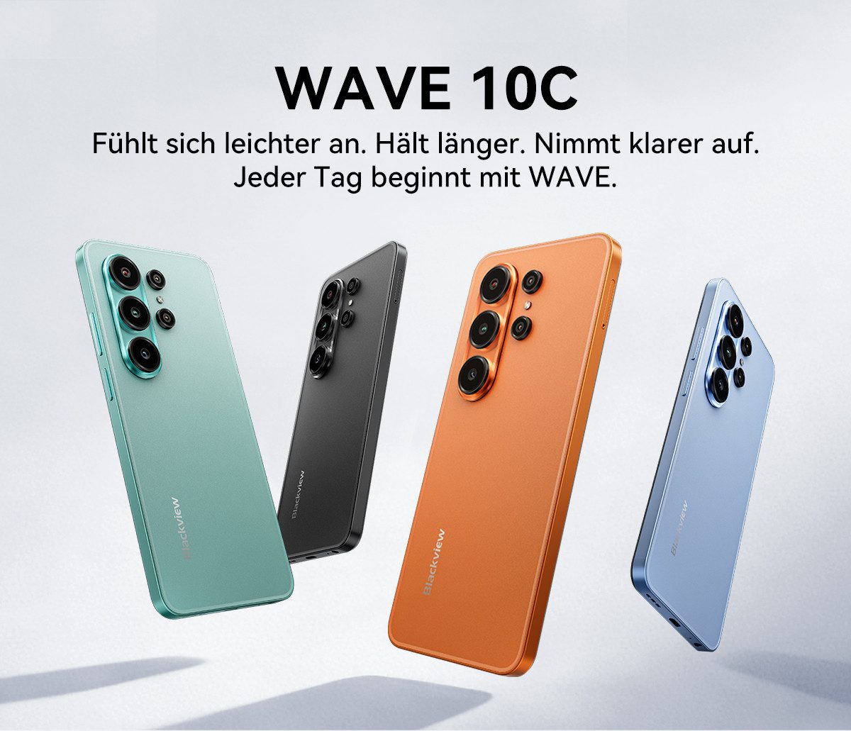 blackview Smartphone ohne Vertrag,16GB +128GB, 5000mAh Akku,Android 16, Dual SIM Smartphone (6.88 Zoll, 128 GB Speicherplatz)