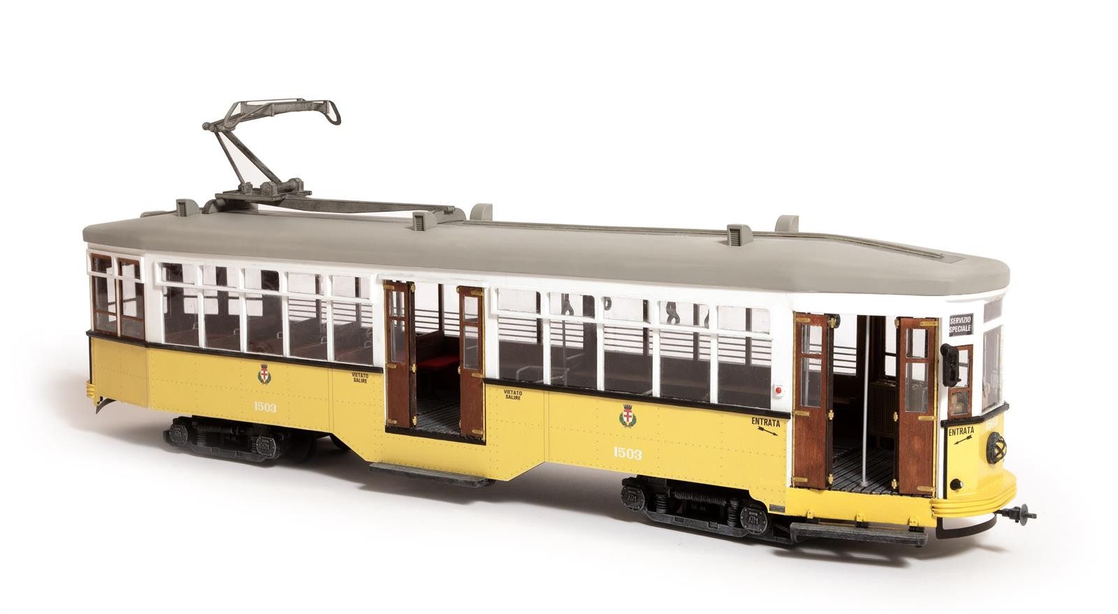 OcCre Modellbausatz Milano Ventotto Straßenbahn, (Zusatzartikel, 1-tlg., Straßenbahnbausatz), Made in Europe