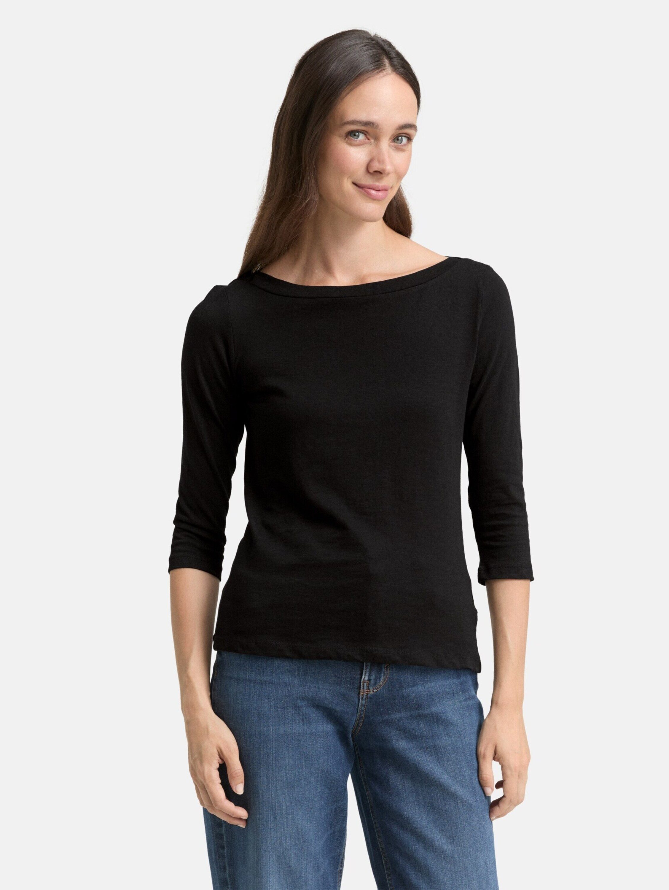 TOM TAILOR 3/4-Arm-Shirt (1-tlg) Plain/ohne Details günstig online kaufen