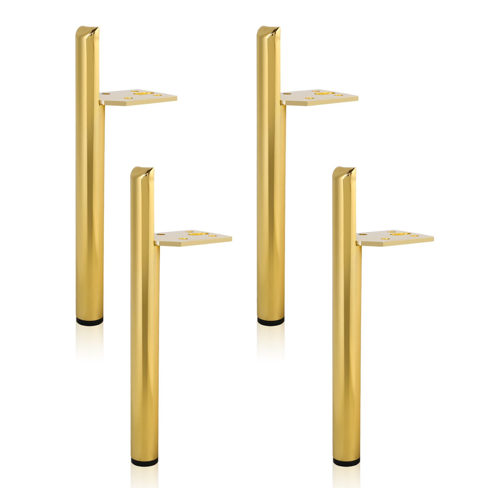 Clanmacy Мебельfuß 4X Ножки для мебели Sockelfüße Couchfüße Мебельfuß Verstellbar-Metall-13cm