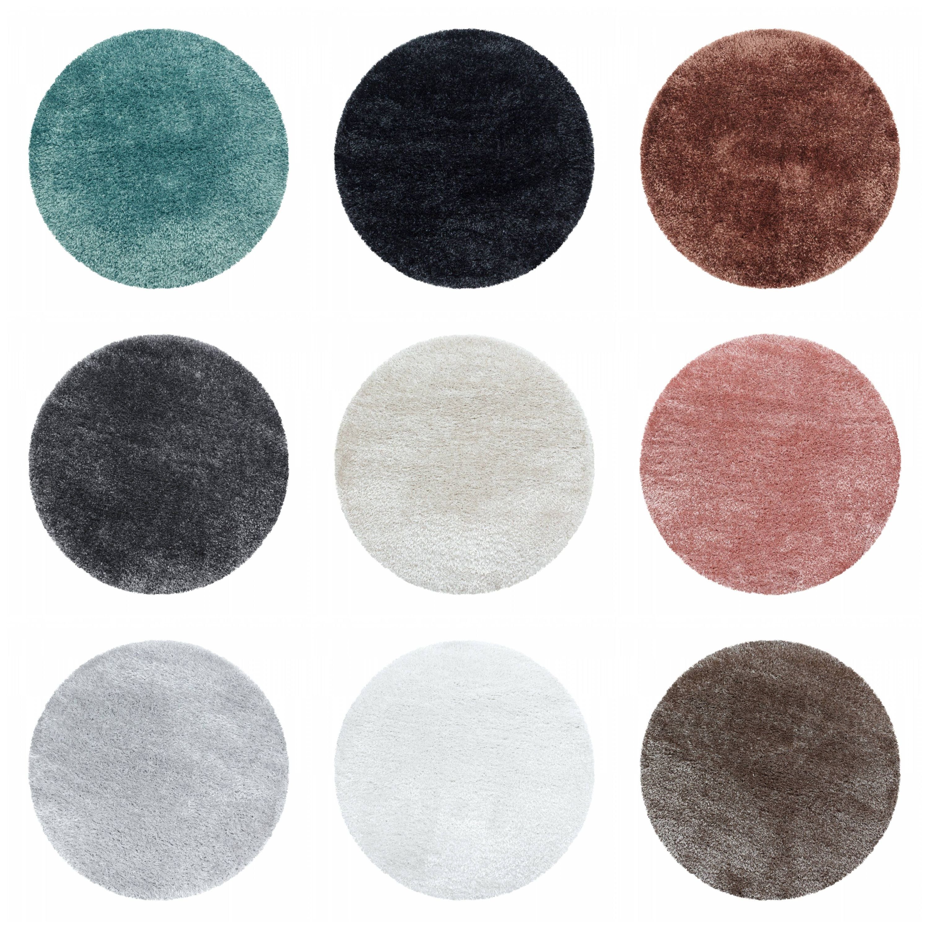 Homtex Hochflor-Teppich, Ø 160 cm Rund, günstig online kaufen
