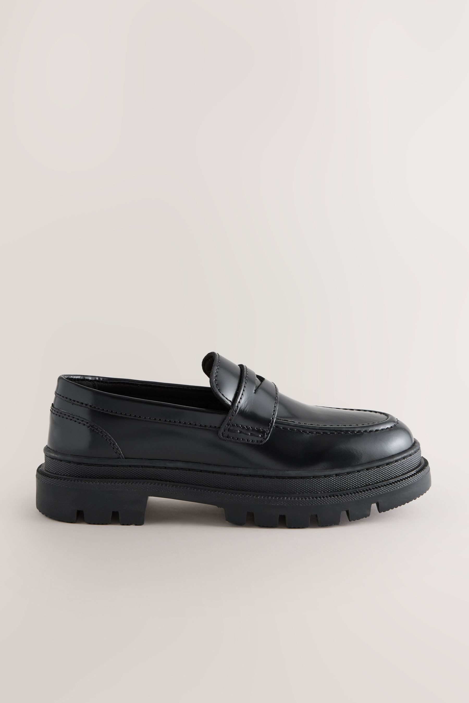 Next Lederschuhe für die Schule mit Profilsohle Loafer (1-tlg)