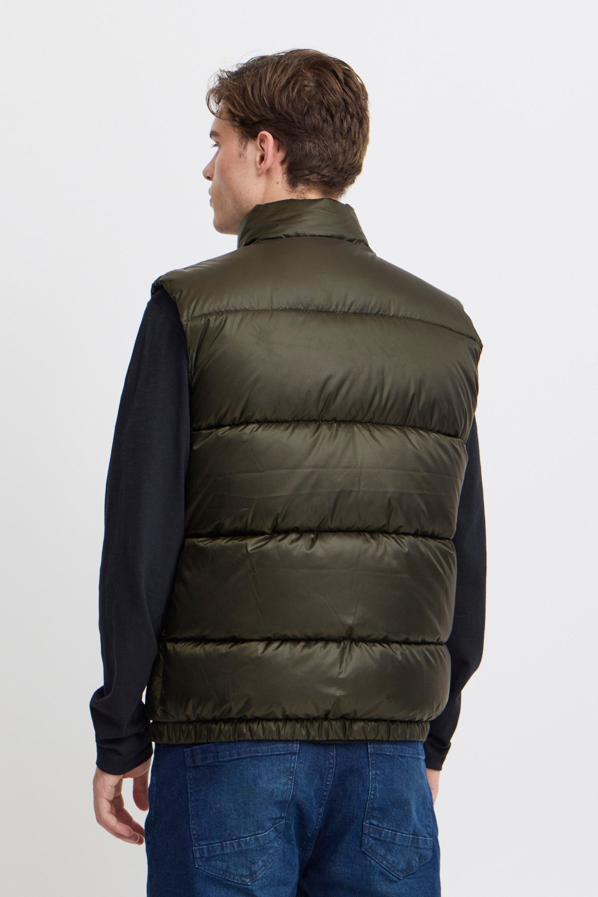Blend Steppweste Vest mit hohem Kragen günstig online kaufen
