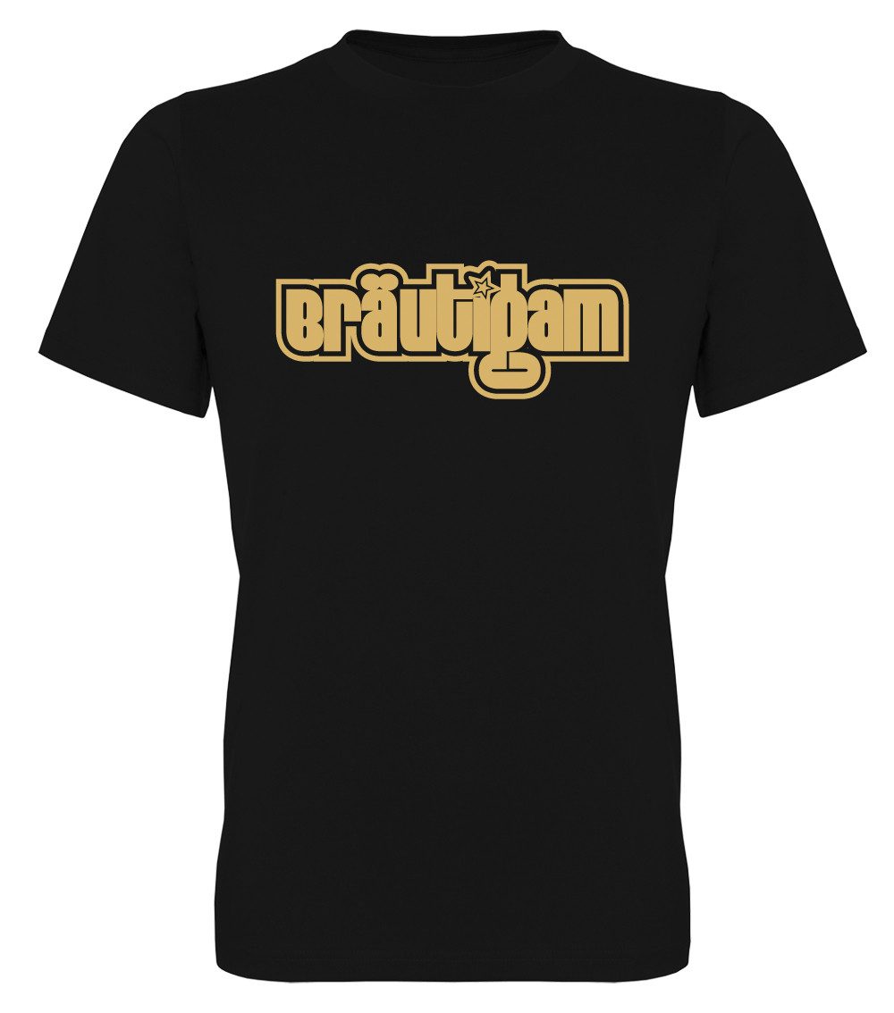 G-graphics T-Shirt zum Junggesellen-Abschied - Bräutigam Herren Bräutigam-T-Shirt zum JGA / Poltershirt
