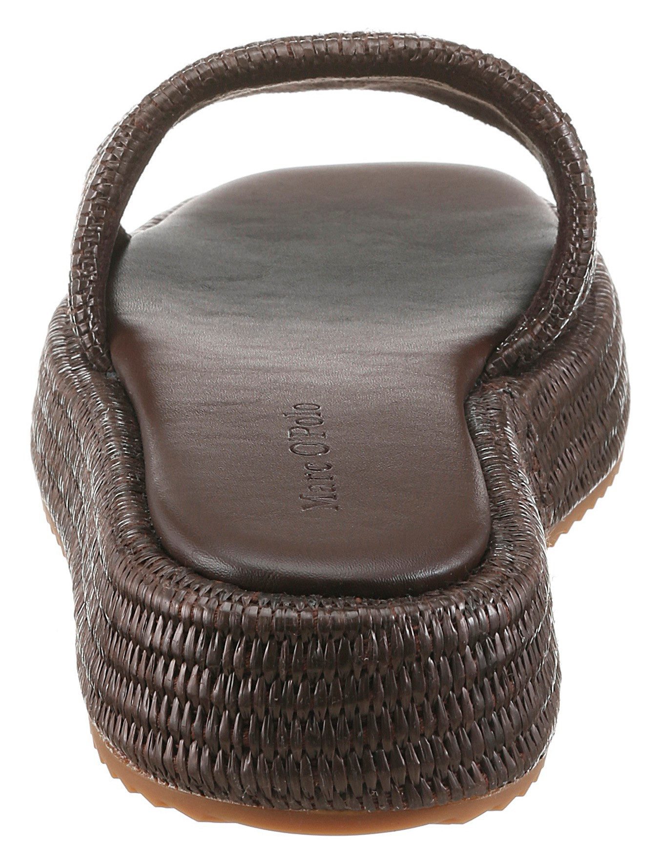 Marc O'Polo Larissa Pantolette Sommerschuh, Urlaubsschuh, Strandschuh, zum Schlupfen