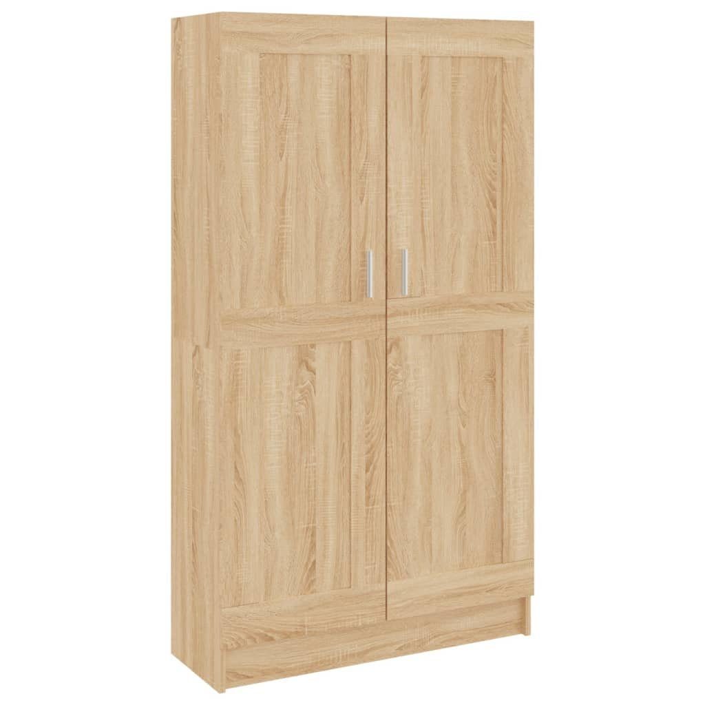 furnicato Bücherregal Sonoma-Eiche 82,5x30,5x150 cm Holzwerkstoff, günstig online kaufen