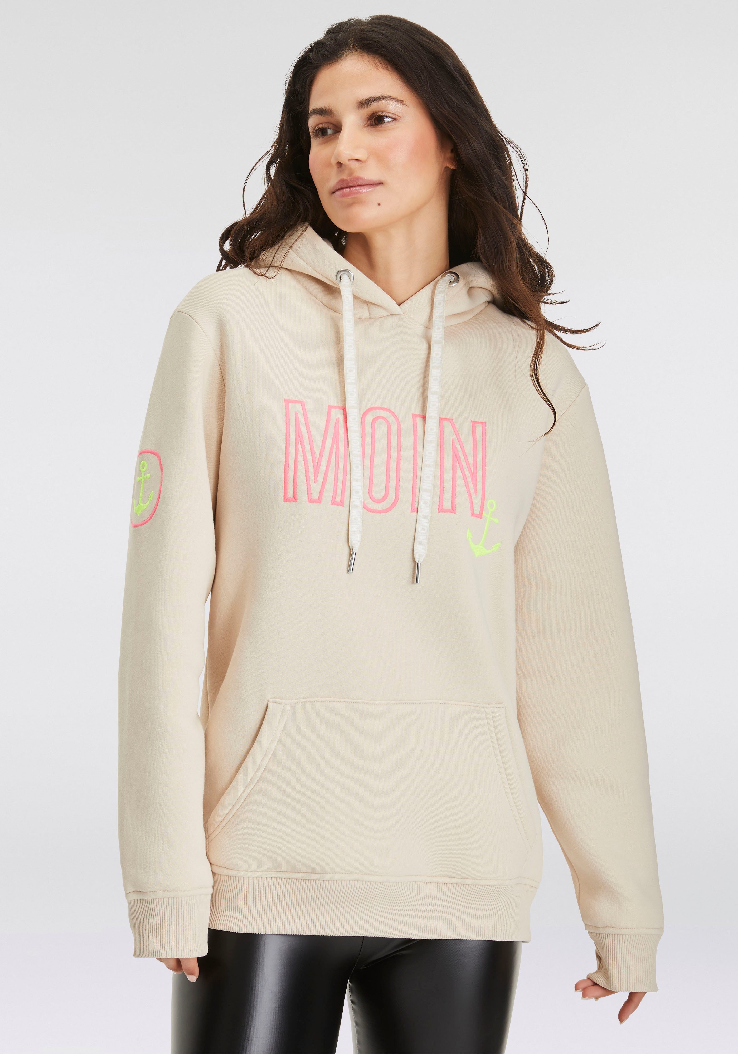 Zwillingsherz Hoodie Limited Edition Langarm, Kapuze, Anker Motiv, exklusiv bei Otto – Bild 5 von 5