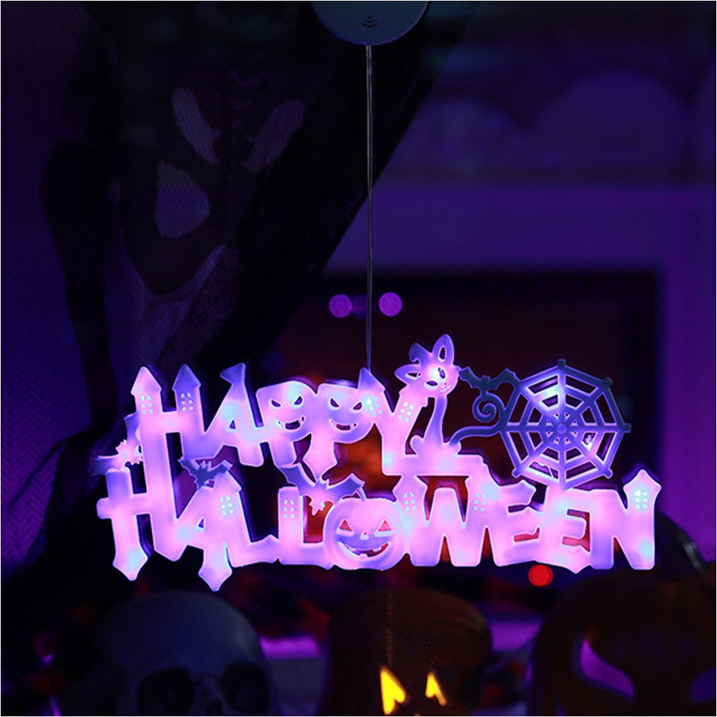 LED-Lichterkette HALLOWEEN 3D Fensterbeleuchtung Lichter, Fenster Nachtlicht Deko