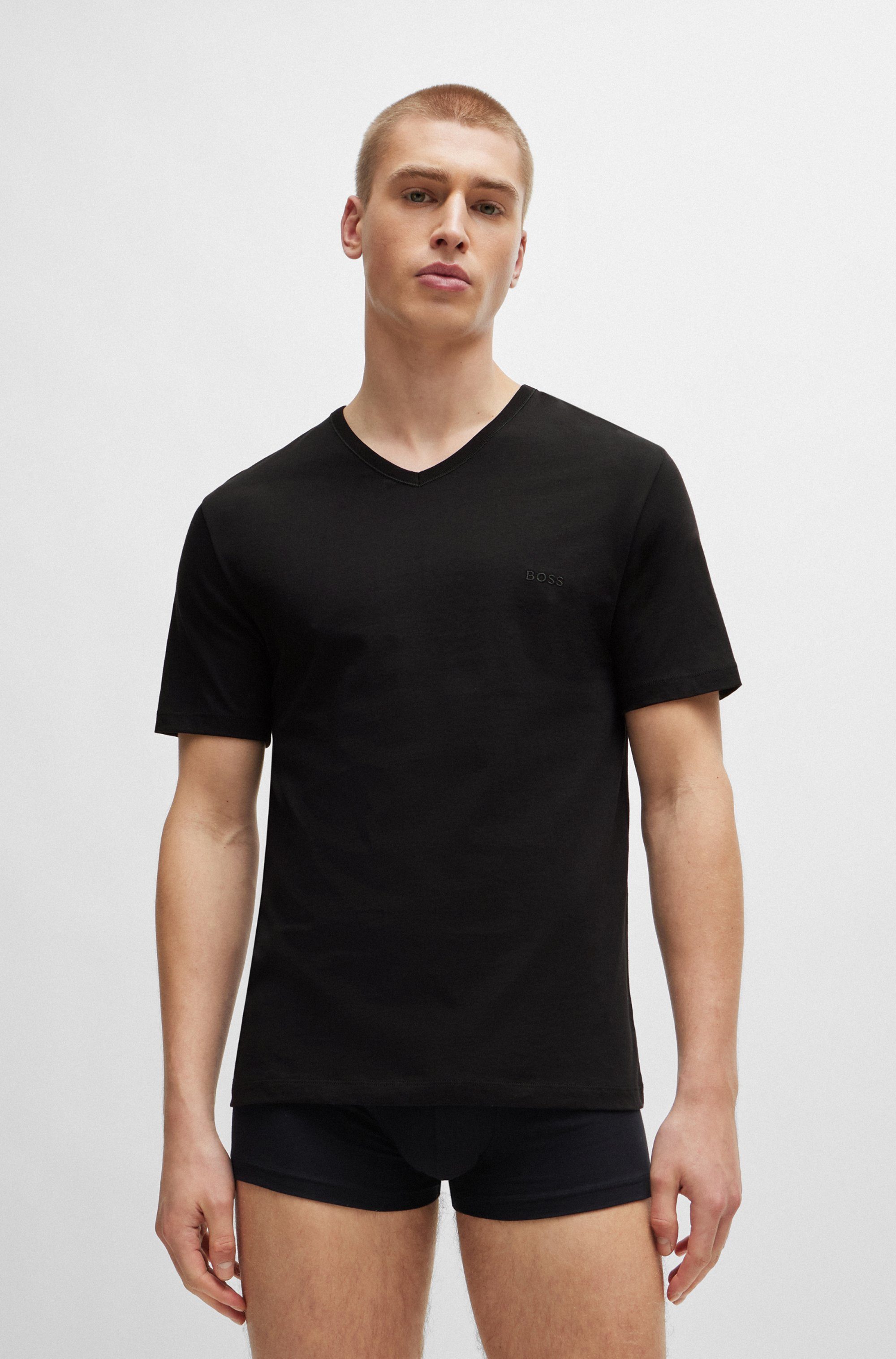 BOSS V-Shirt T-Shirt VN 3P CO (Packung) – Bild 3 von 5