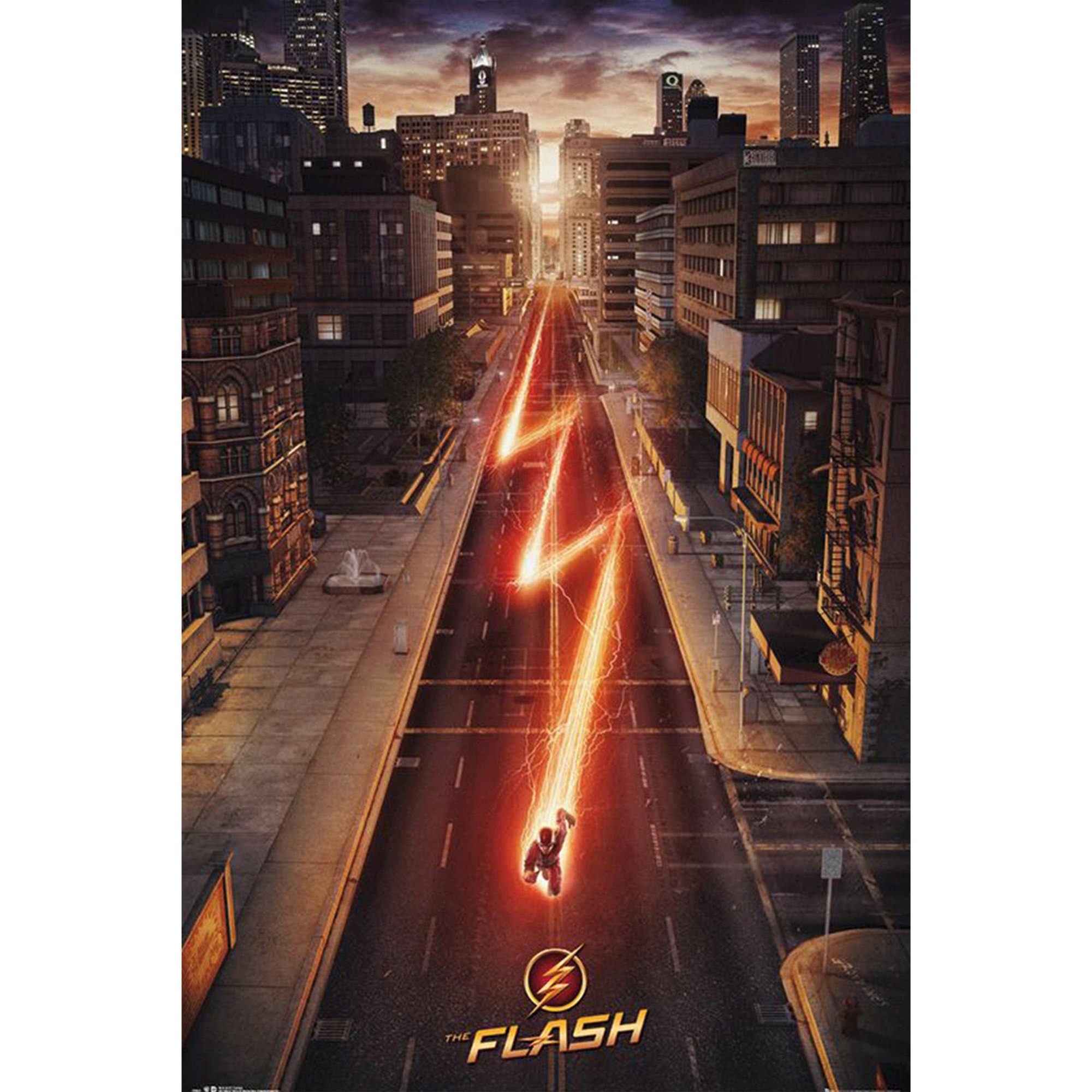 GB eye Poster Running in Central City - The Flash, Running in Central City