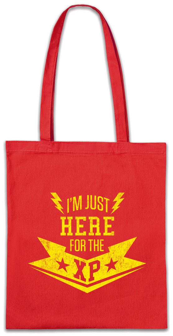 Urban Backwoods Beuteltasche I'm Just Here For The Xp Stofftasche Exp. Exp Experience Points Gamer (1-tlg), Games RPG Roleplay MMORPG