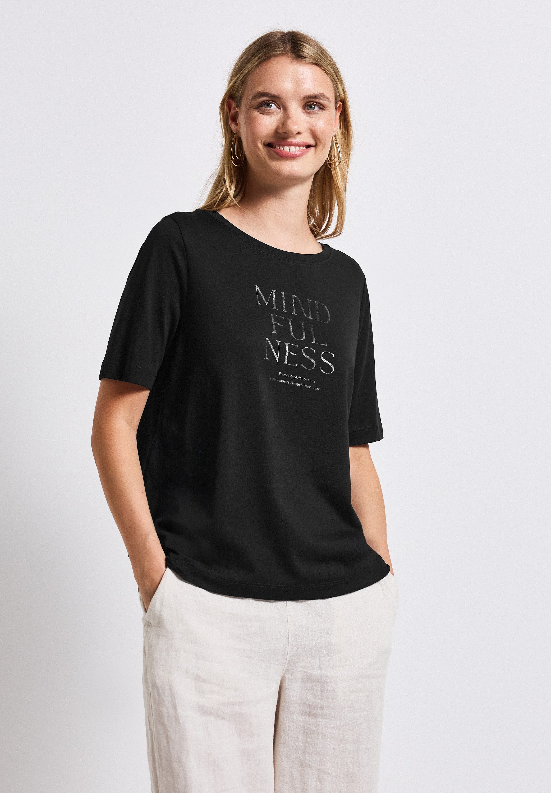 STREET ONE Print-Shirt, im soften Baumwoll-Mix günstig online kaufen