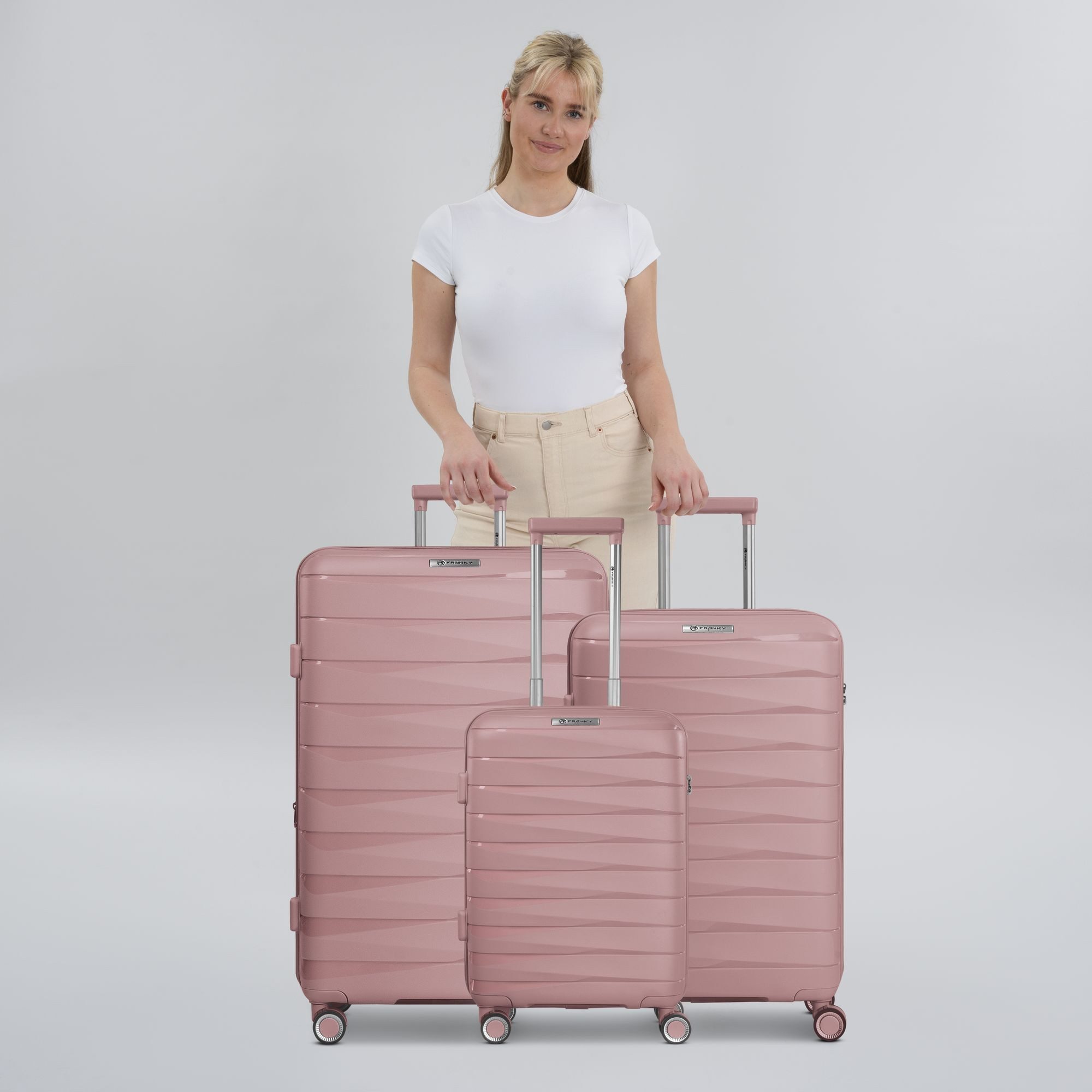 Franky Trolleyset London, 4 Rollen, (3-teilig, günstig online kaufen