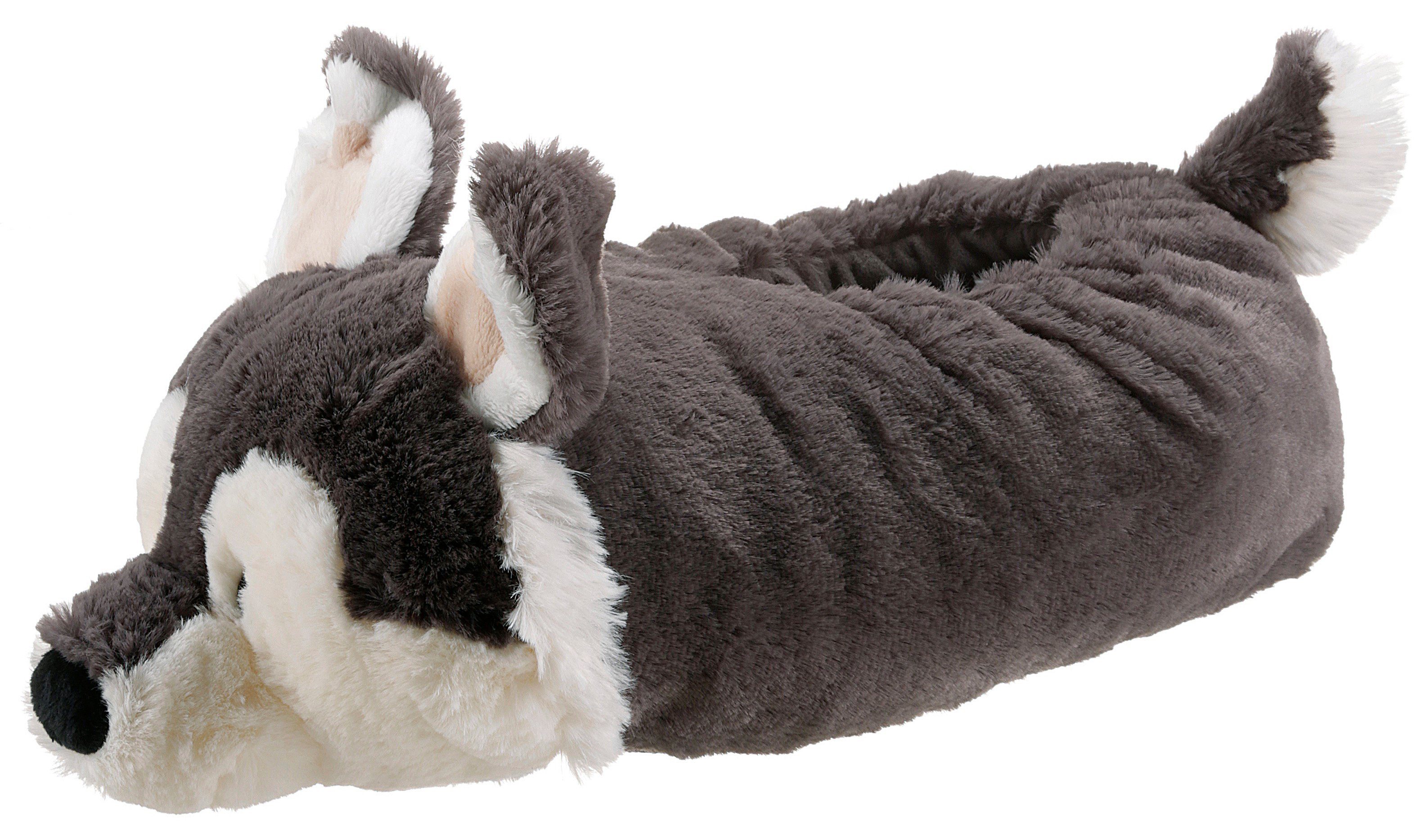 Nici Husky Swante Plüsch Hausschuhe Hausschuh mit wärmendem Textil