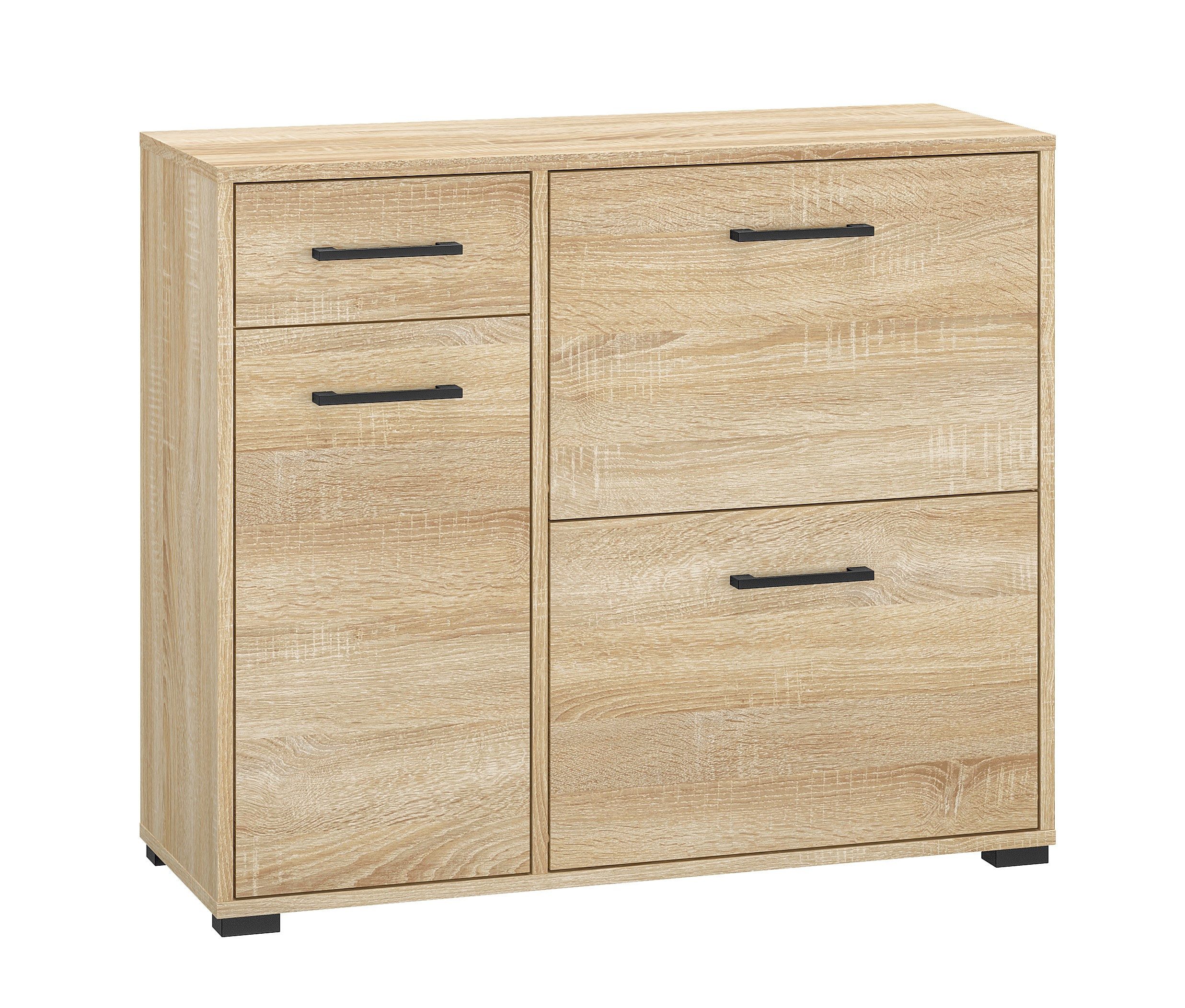 99rooms Schuhschrank Cattie (Schuhschrank, Schrank) mit 2 Klapptüren, 1