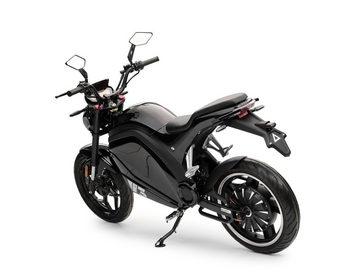 Burnout E-Motorroller Elektromotorrad V3 Schwarz 45 kmh E-Bike Roller Sportlich Lithiumakku, 3000 W, 45 km/h, Leistungsstarker Bürstenloser Elektromotor