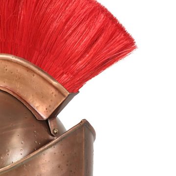 vidaXL Ritter-Kostüm Griechischer Krieger-Helm Antik Replik LARP Kupfern Stahl