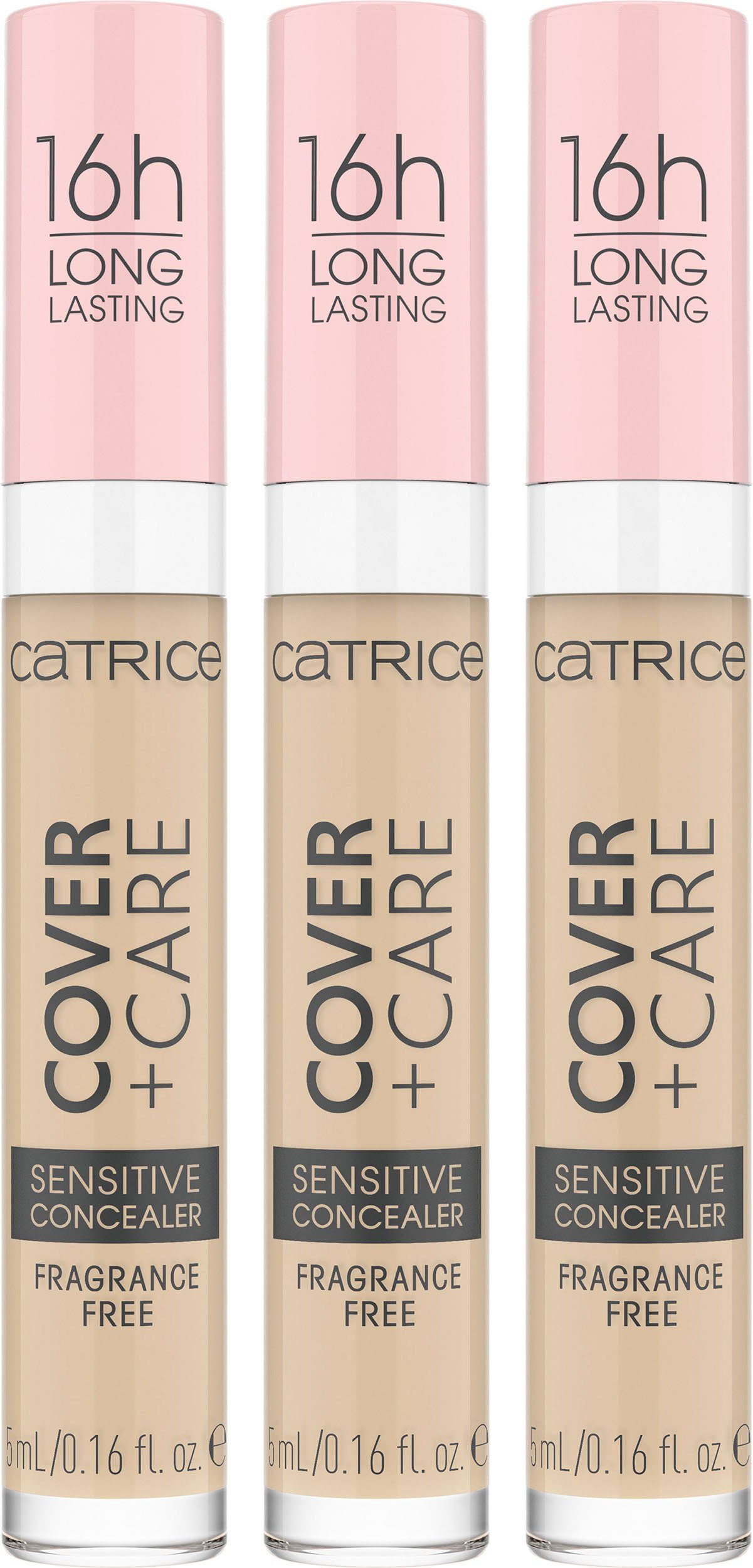 Catrice Concealer Catrice Cover + Care Sensitive Concealer, 3-tlg., mit mattem Finsih