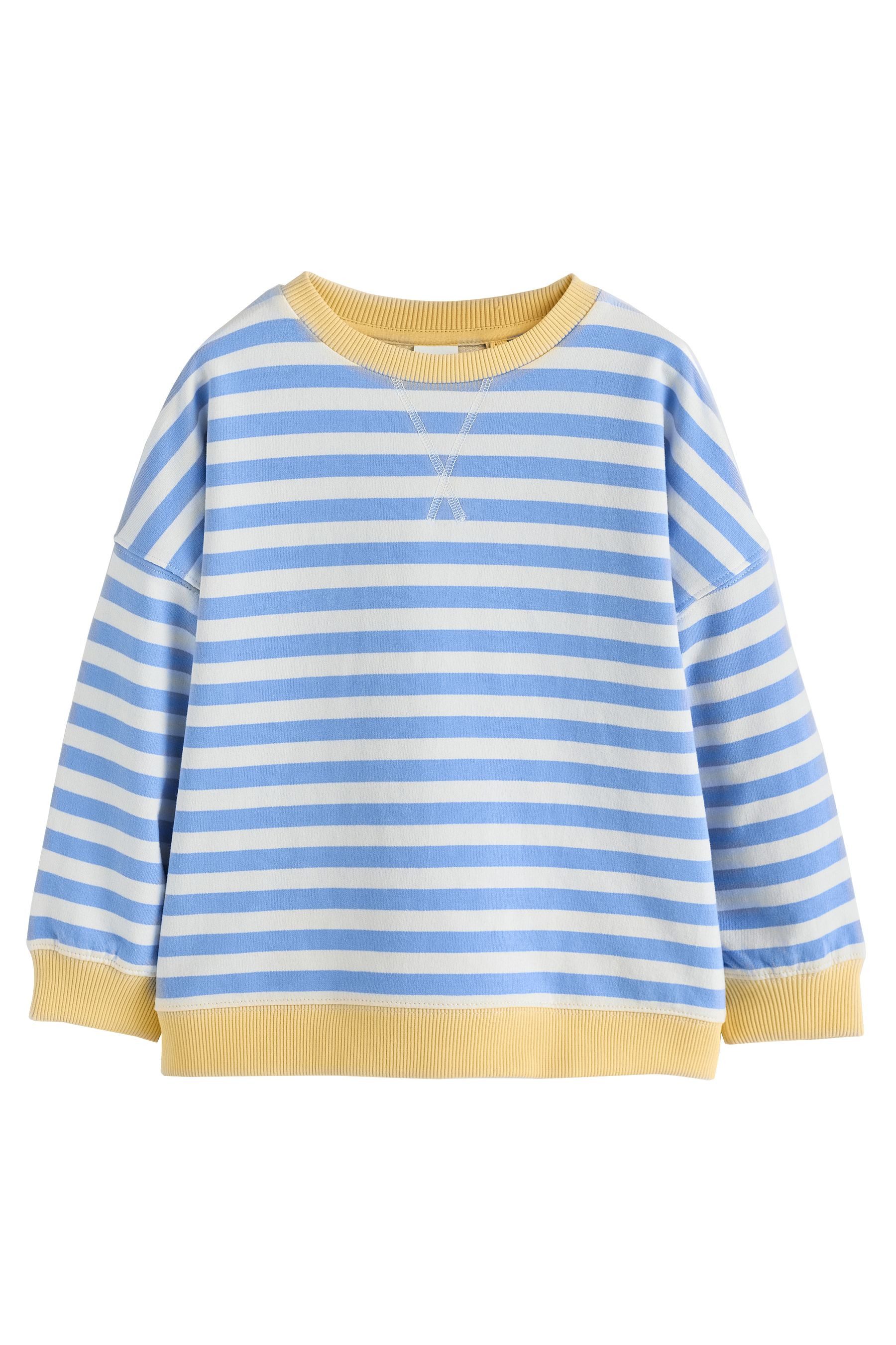 Next Sweater Gestreiftes Rundhals-Sweatshirt (1-tlg)