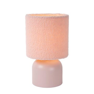 click-licht Tischleuchte Tischleuchte Woolly in Rosa und Schwarz E14, keine Angabe, Leuchtmittel enthalten: Nein, warmweiss, Tischleuchte, Nachttischlampe, Tischlampe