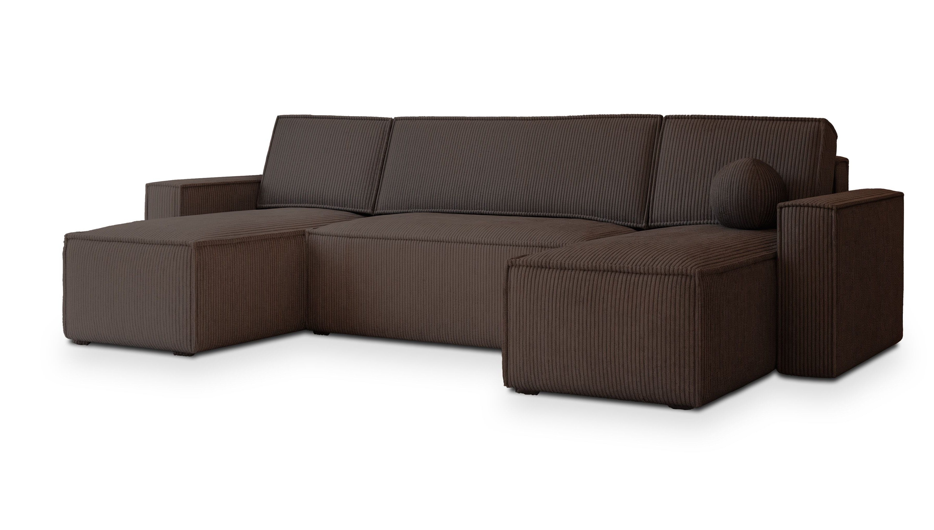 Masseno Ecksofa PESANO mit Schlaffunktion U-Form, günstig online kaufen