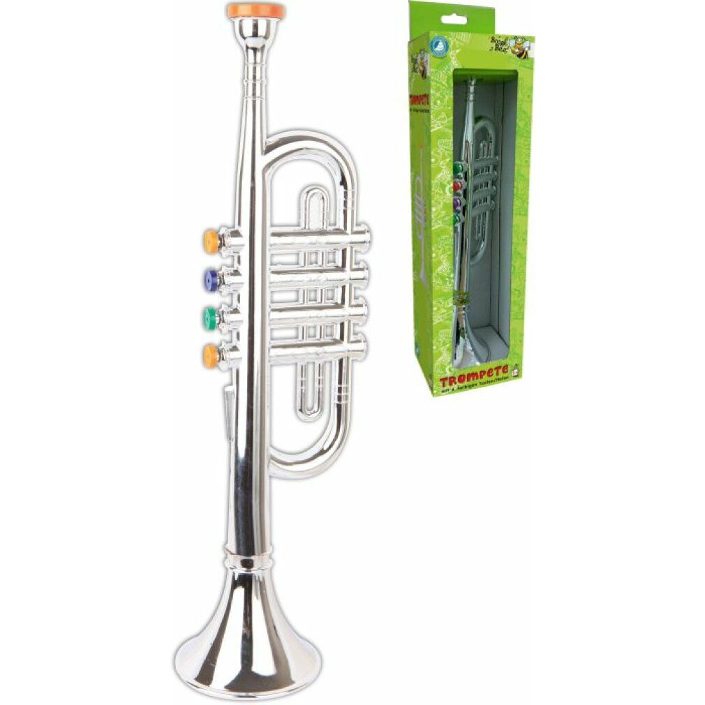 Vedes Spielzeug-Musikinstrument BGB Trompete silber, 4 günstig online kaufen