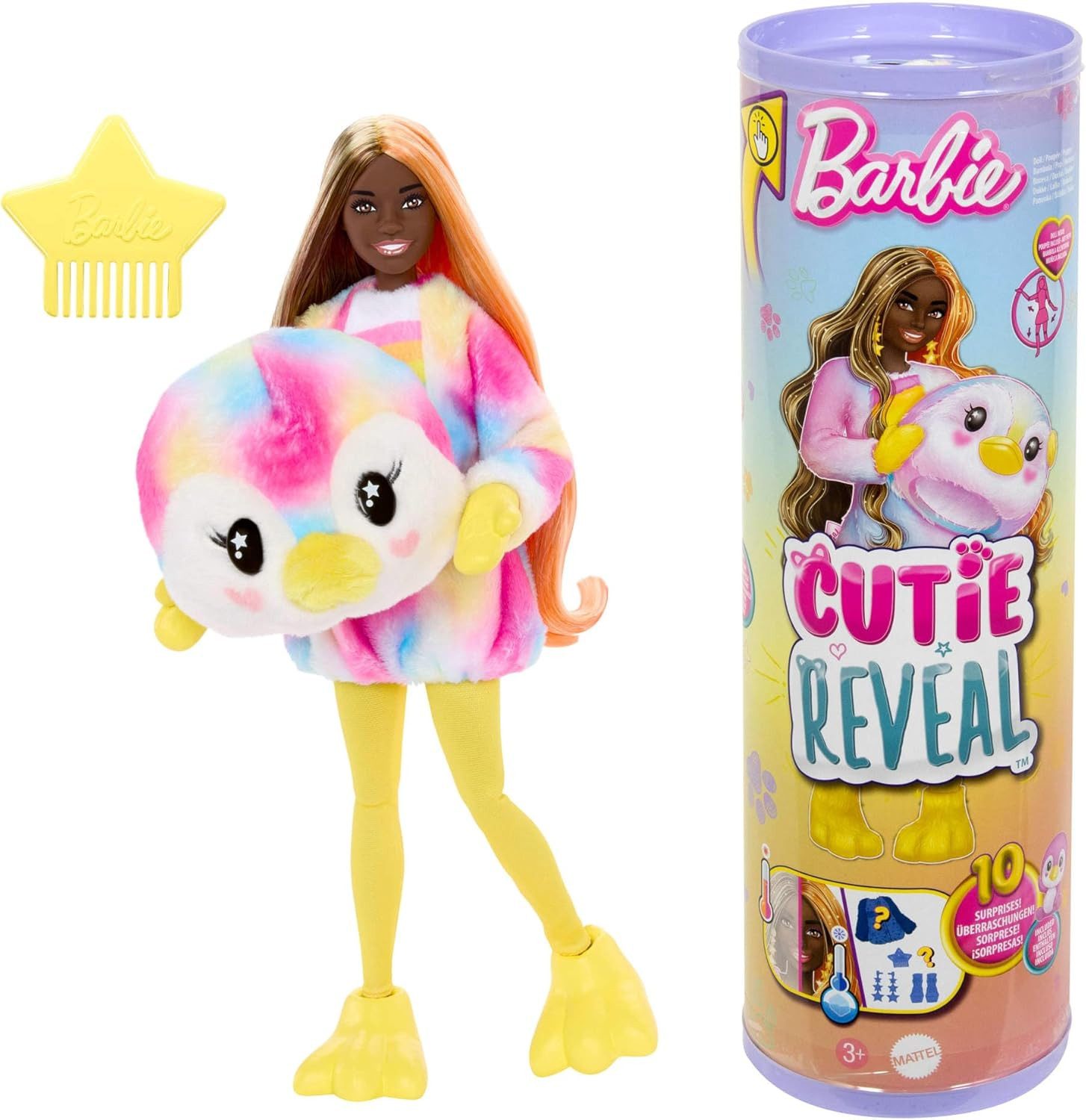 Barbie Anziehpuppe Barbie Cutie Reveal Puppe und Accessoires Batik-Pinguin- günstig online kaufen