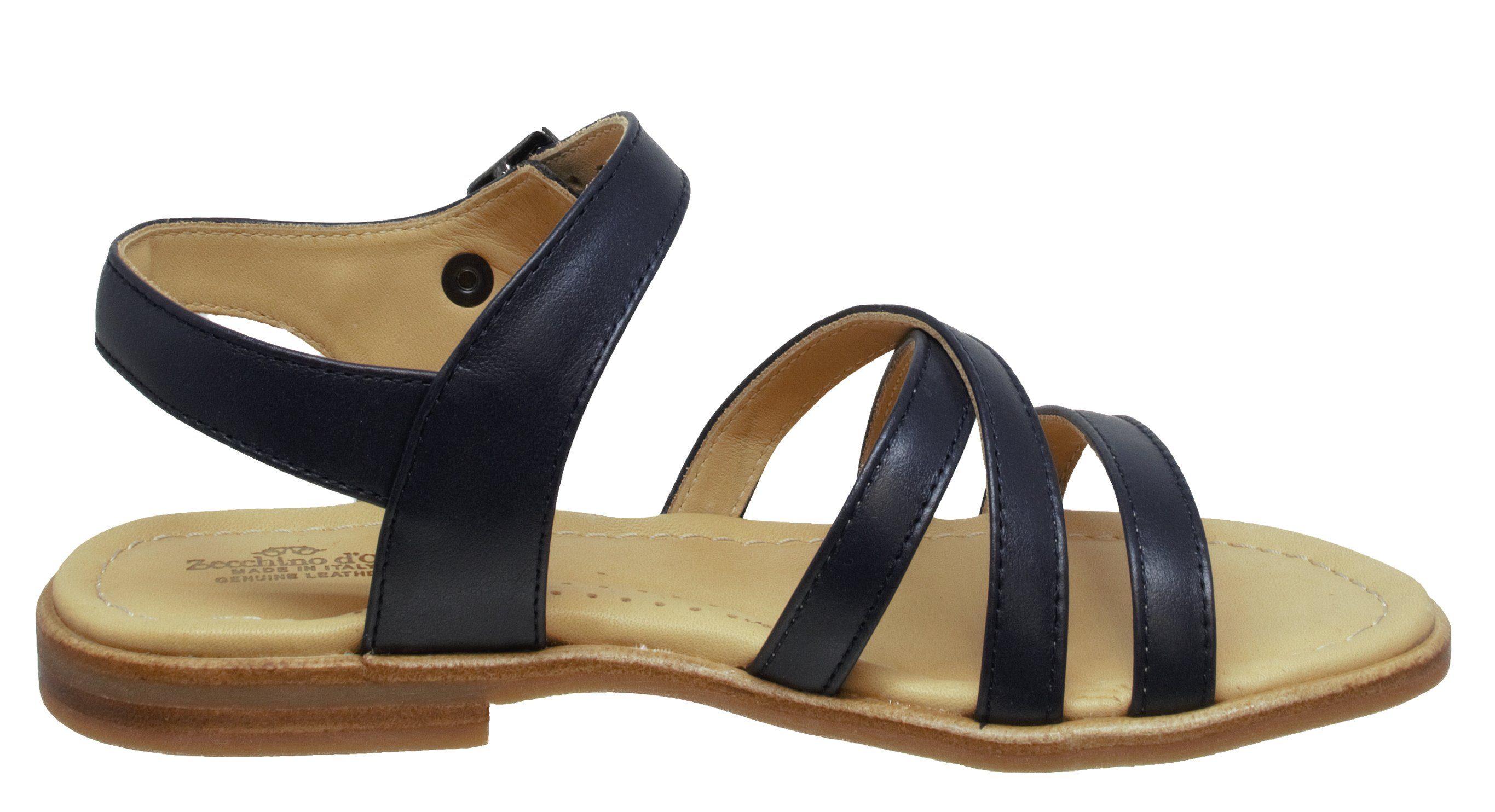 Zecchino d'Oro Zecchino d'Oro F21 5115 offene Sandalen Leder Blau Pumps
