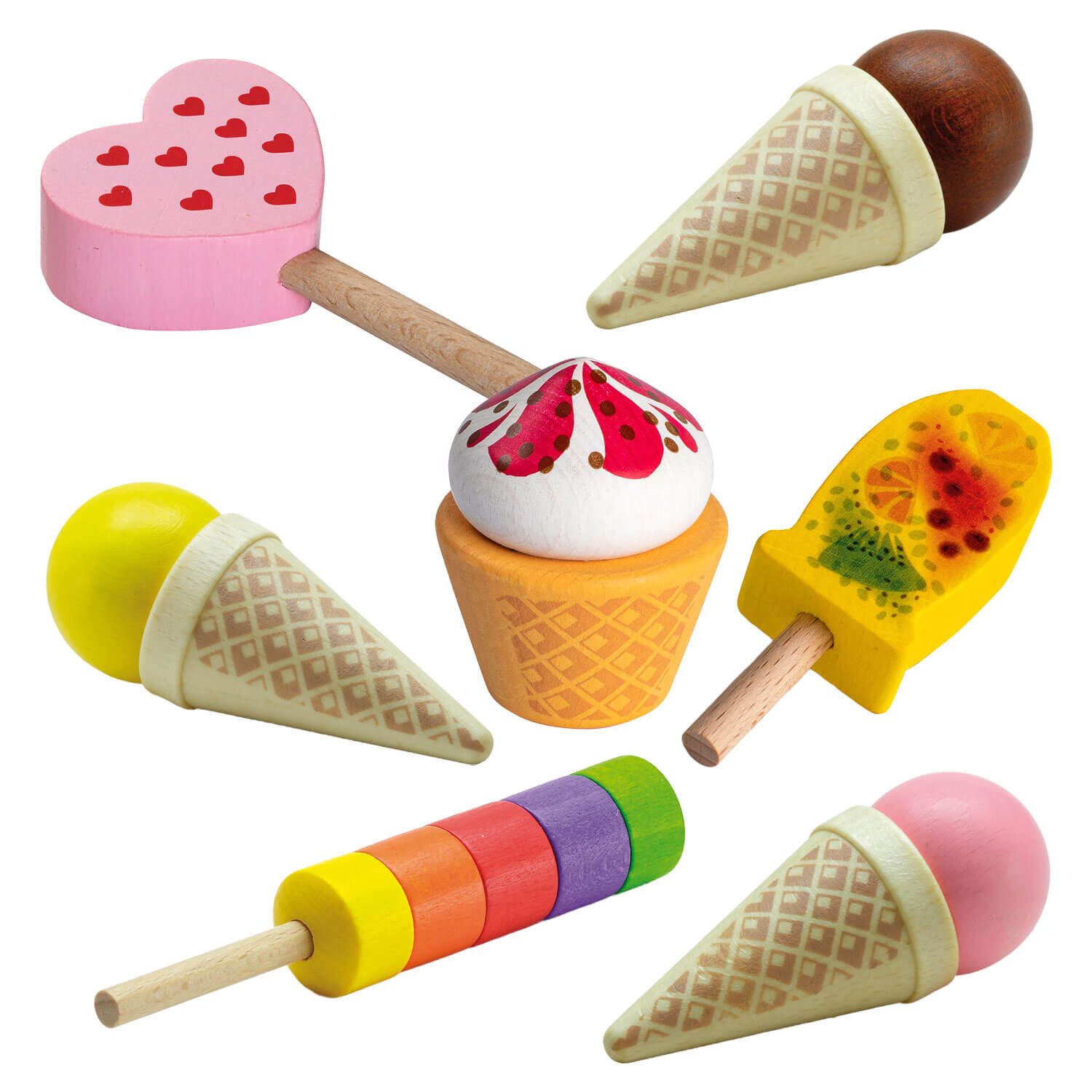 Erzi® Kaufladensortiment Erzi Kaufladenzubehör-Set Eis-Mix