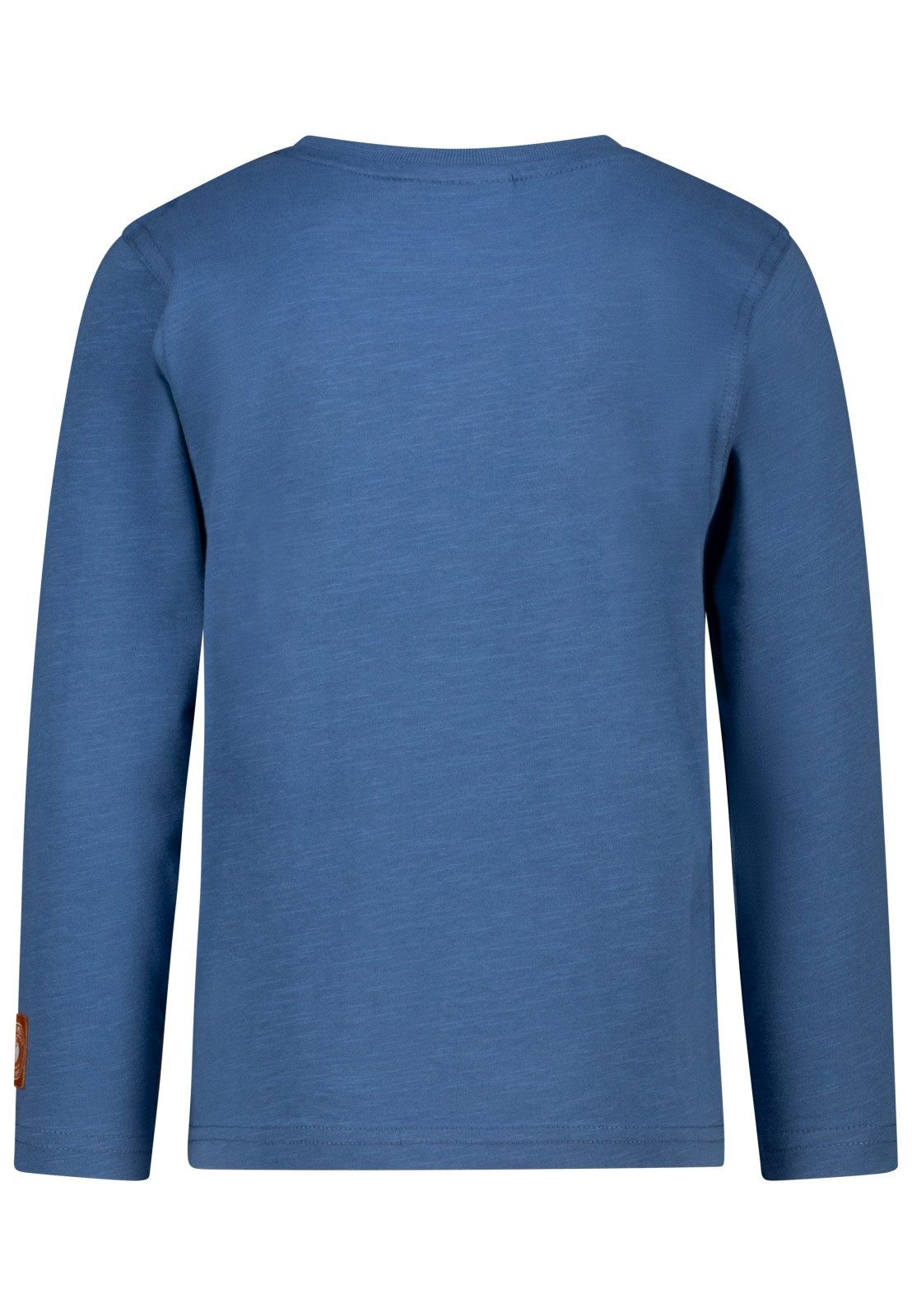 SALT AND PEPPER Langarmshirt Salt & Pepper Jungen Schaufelbagger Giant Langarmshirt blue (1-tlg)