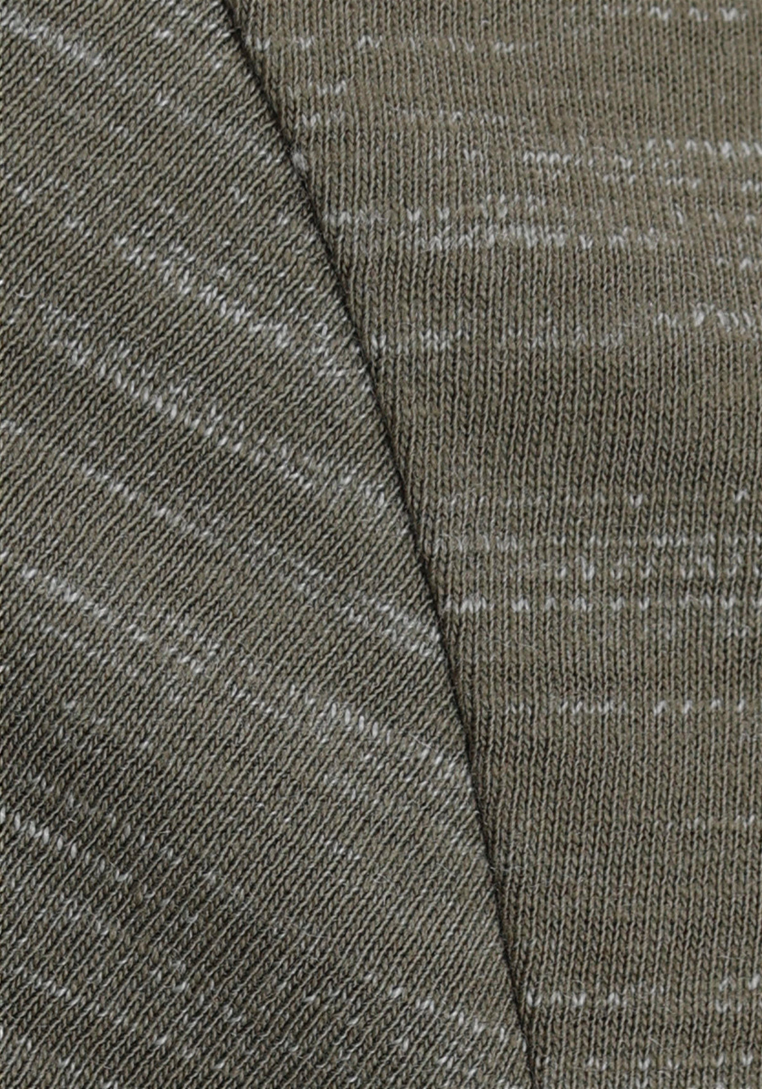 AJC T-Shirt Kurzarm, Regular Fit, meliert, Rundhalsausschnitt