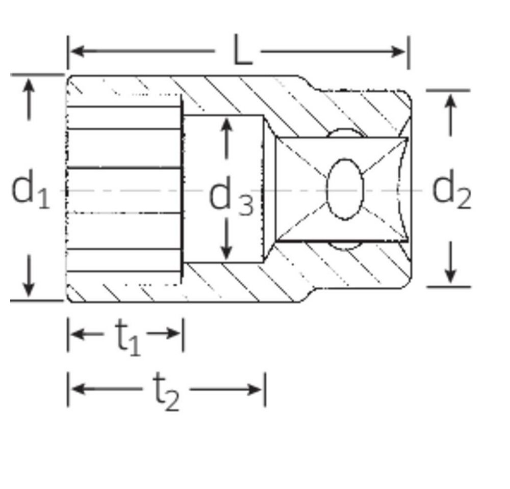 Thumbnail - Stahlwille Steckschlüssel Steckschlüsseleinsatz 1/2″ 17 mm