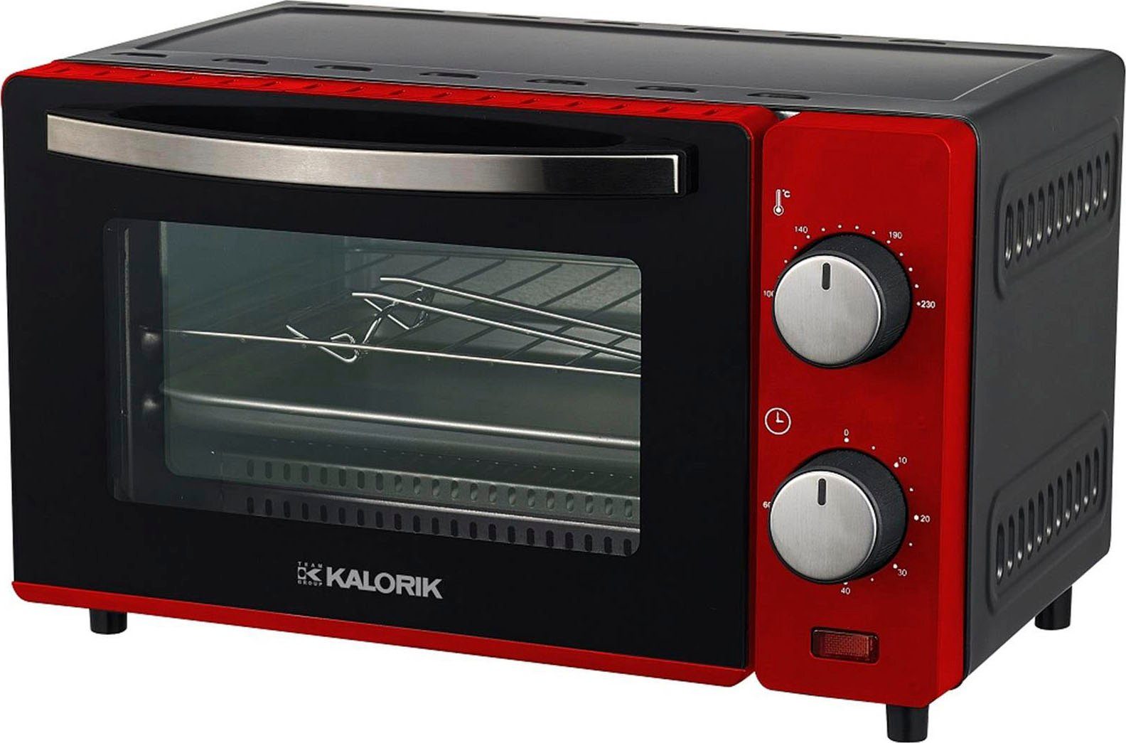 Team Kalorik Minibackofen TKG OT 2021 RD, Zeitschaltuhr mit Endsignal