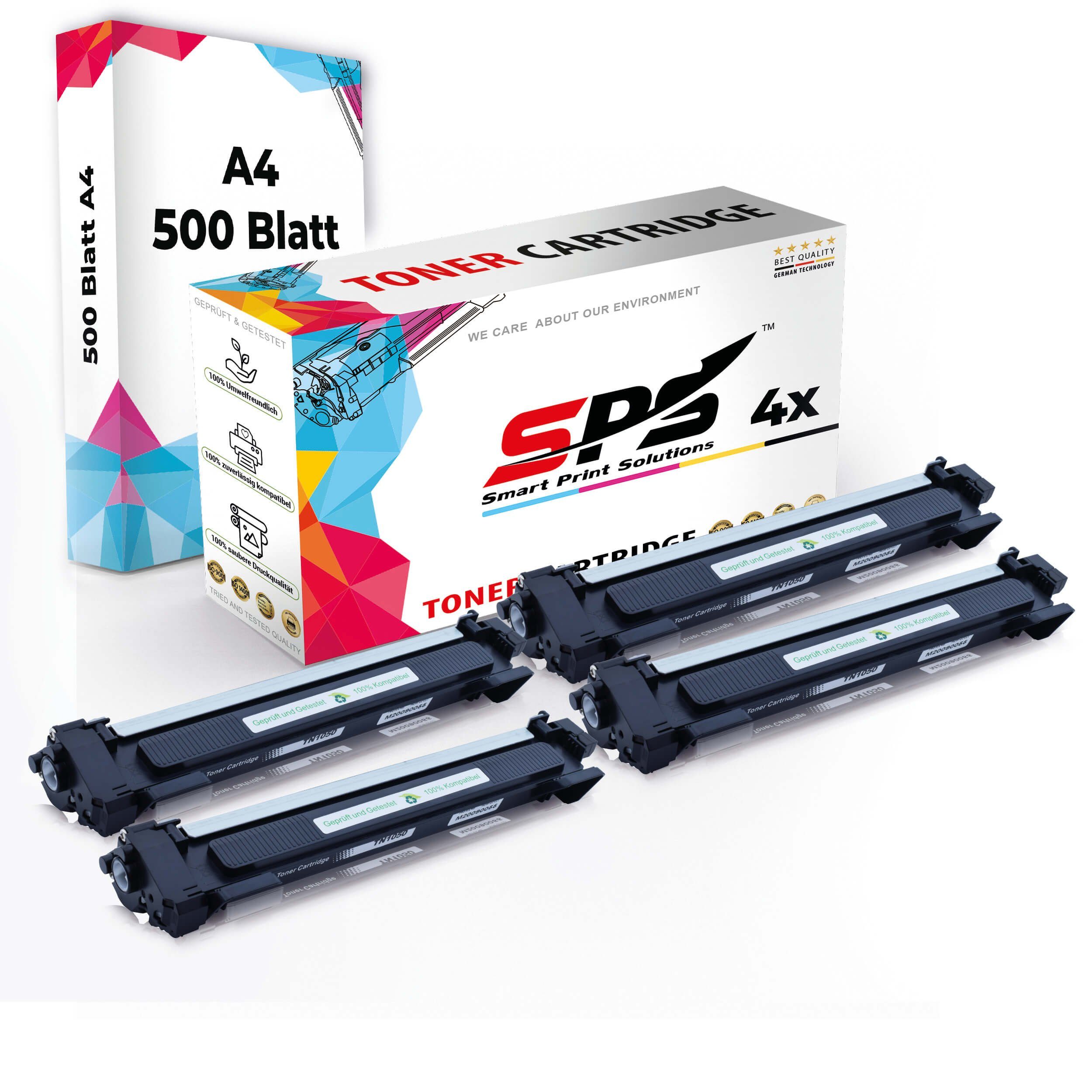 SPS Tonerkartusche Druckerpapier A4 + 4x Multipack Set Kompatibel für Brother DCP-1510 E, (5er Pack)