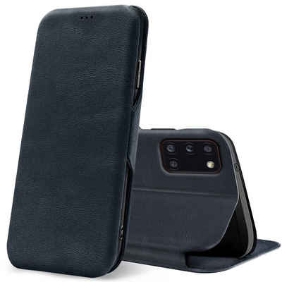 CoolGadget Handyhülle Business Premium Hülle für Samsung Galaxy A31 6,4 Zoll, Handy Tasche mit Kartenfach für Samsung A31 Schutzhülle