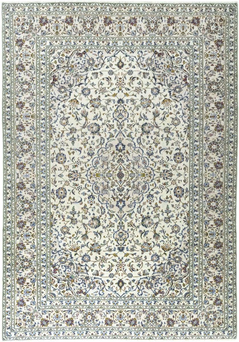Orientteppich Keshan 249x357 Handgeknüpfter Orientteppich / Perserteppich, Nain Trading, rechteckig, Höhe: 12 mm