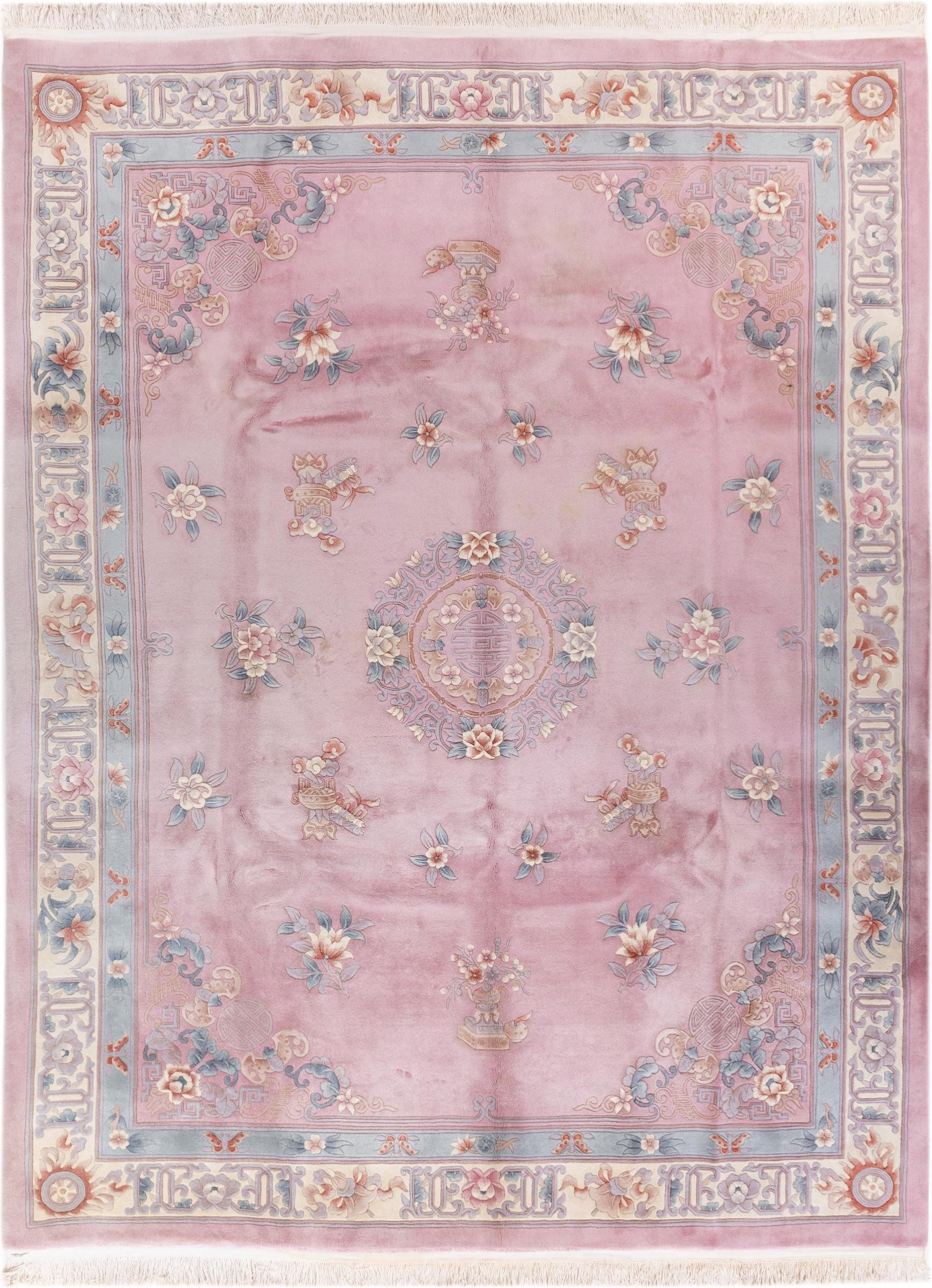 Nain Trading Orientteppich China 300x396 Handgeknüpfter Orientteppich, rechteckig, Höhe: 12 mm