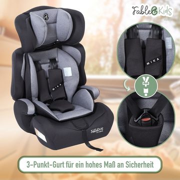 FableKids Autokindersitz Kinderautositz Kindersitz Körpergröße von 76-150 cm ECE R129/03, ab: 15 Monaten, bis: 12 Jahre, ab: 9,00 kg, bis: 36,00 kg, Vorwärtsgerichtet