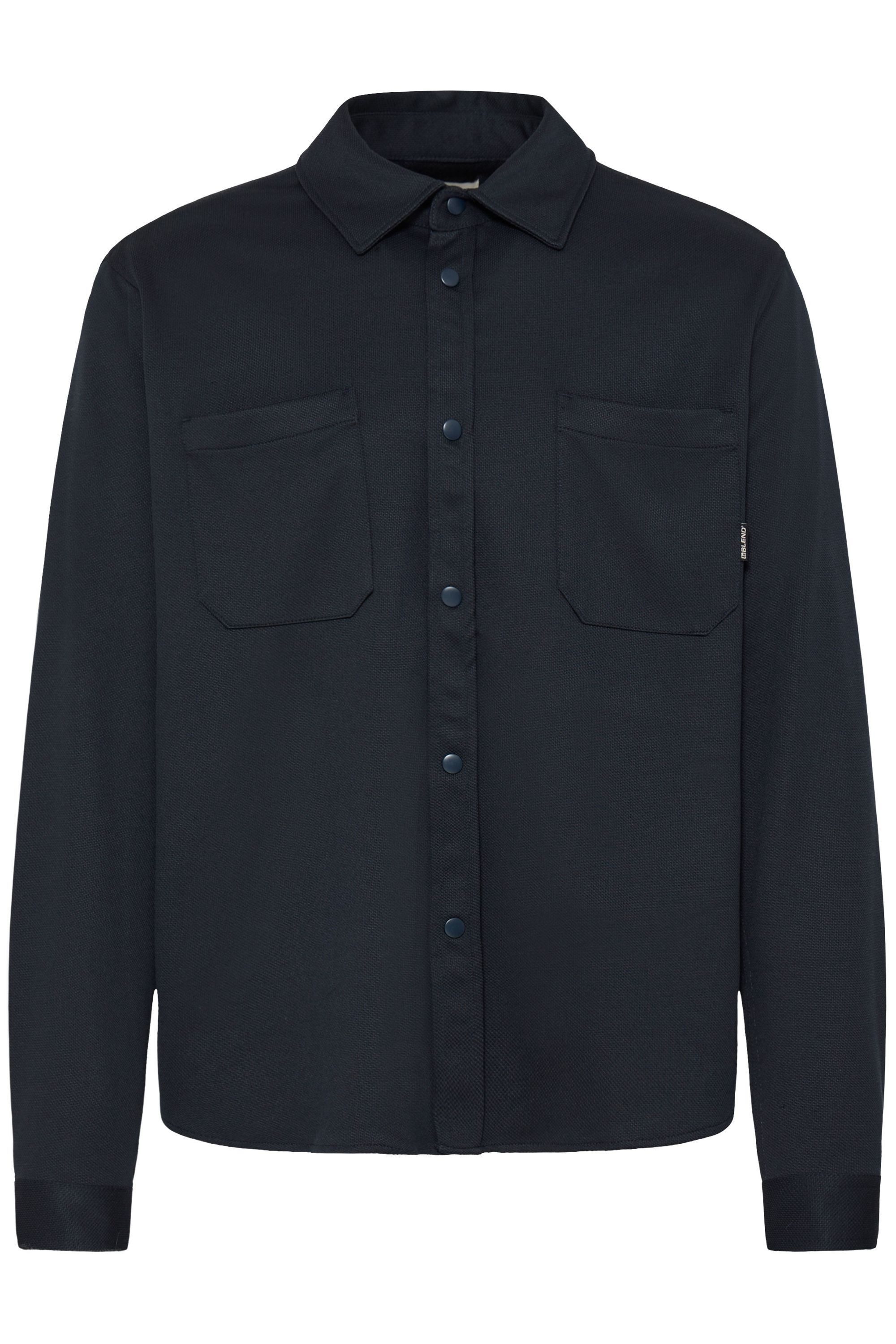Blend Hemdjacke BHAdrian Modisches Overshirt mit Brusttasche