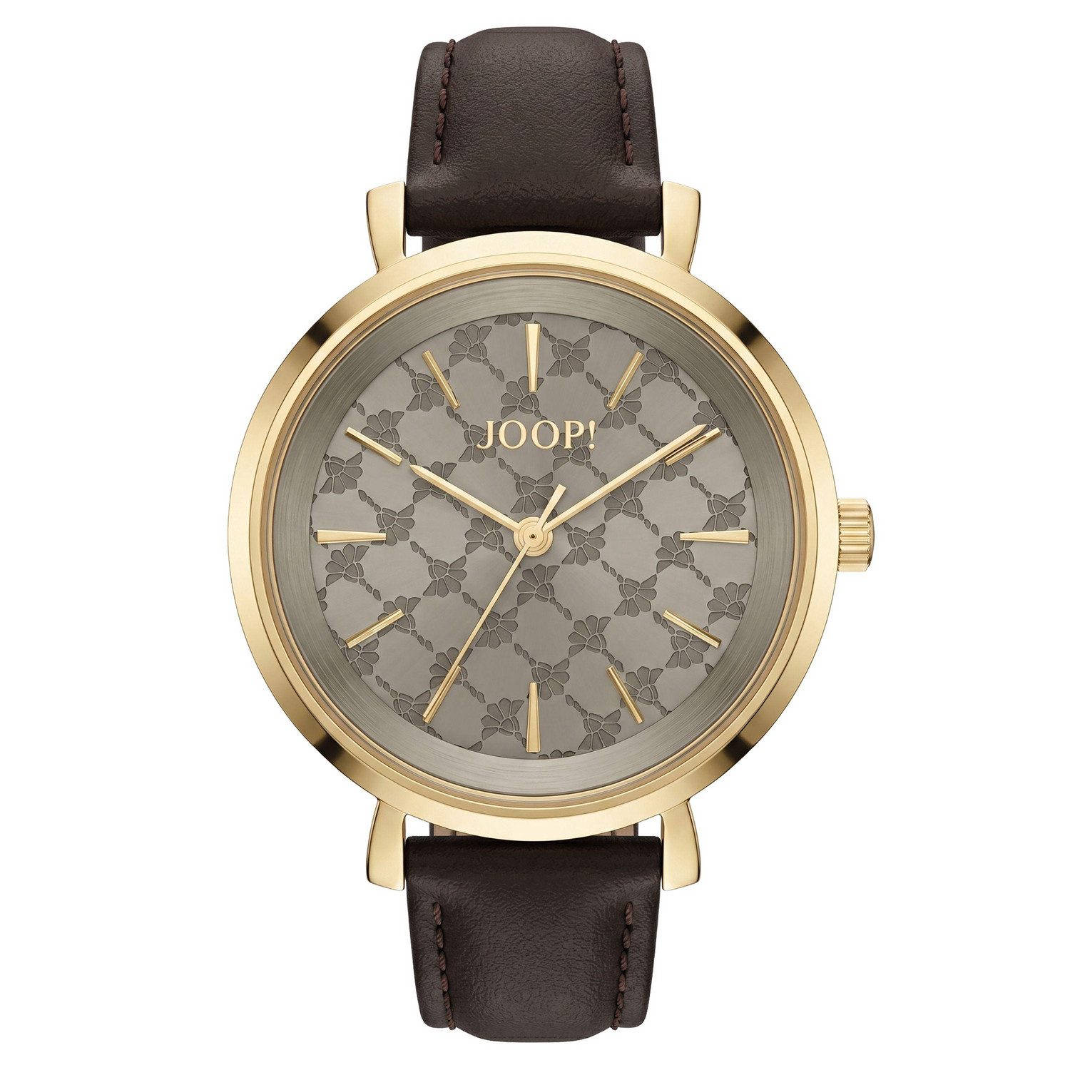 JOOP! Quarzuhr 2101494, Armbanduhr, Damenuhr, Lederarmband, analog