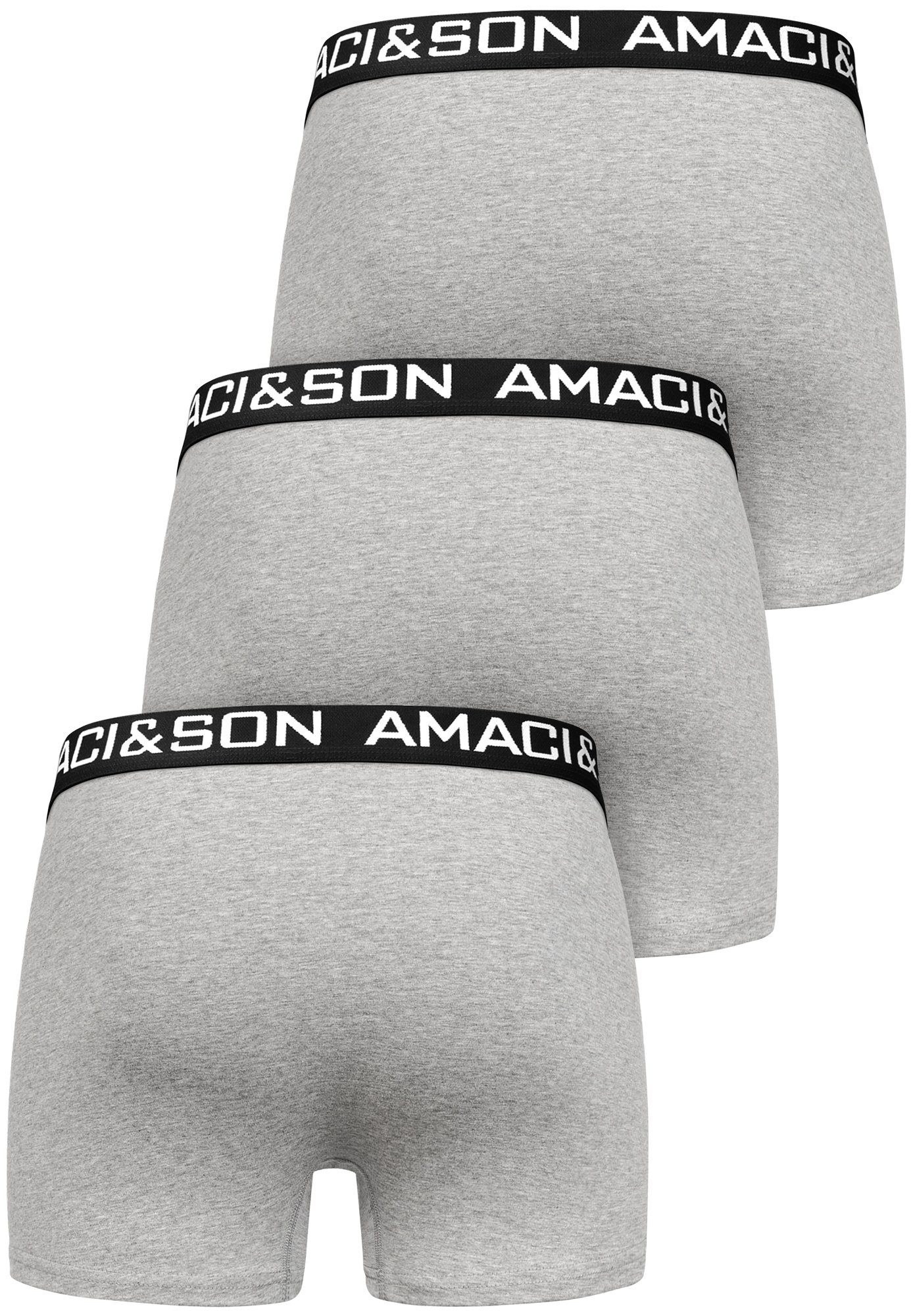 Amaci&Sons Boxershorts DUSTIN 3er Pack Boxershorts (3er-Pack) Herren Baumwo günstig online kaufen
