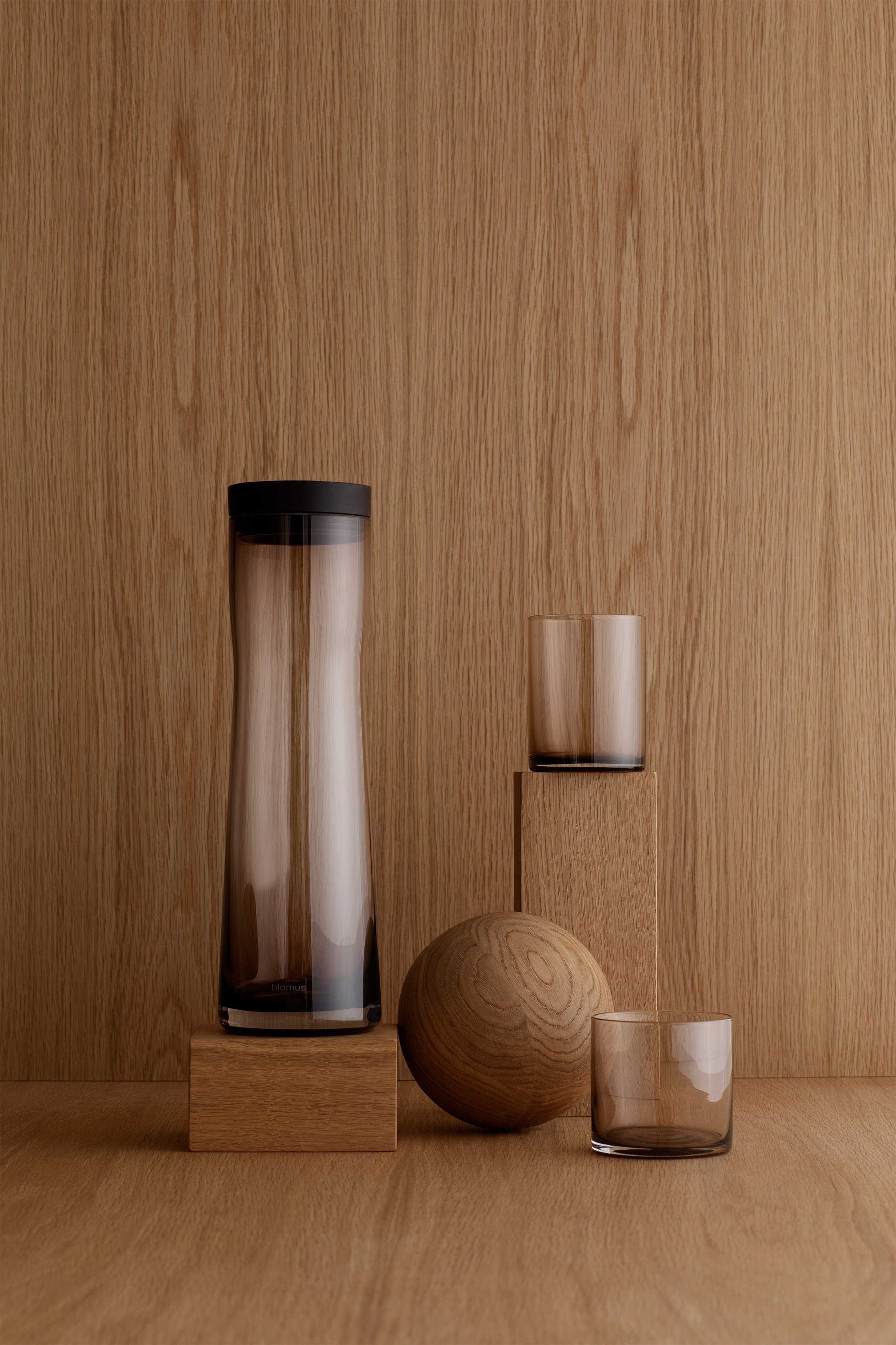blomus Gläser-Set Mera Trinkgläser, 2er Glas, 220, Coffee, Wasserglas, Glas Set, Trinkglas
