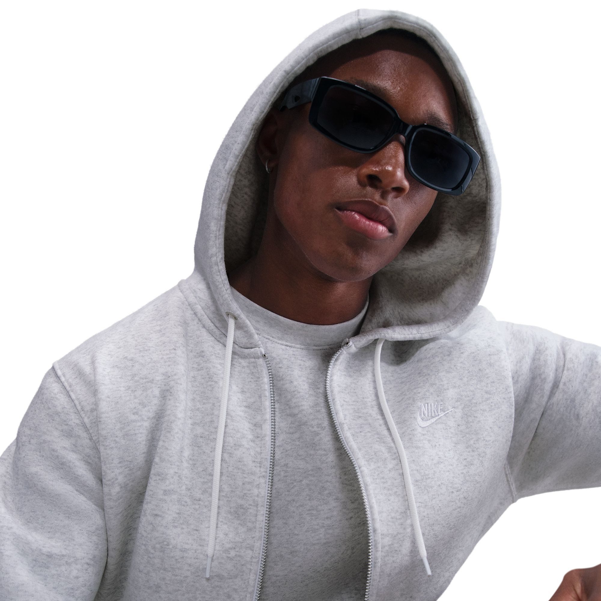 Nike Sportswear Kapuzensweatshirt M NK CLUB BB FZ HOODIE sportlicher Stil, für sportliche Aktivitäten und Freizeit