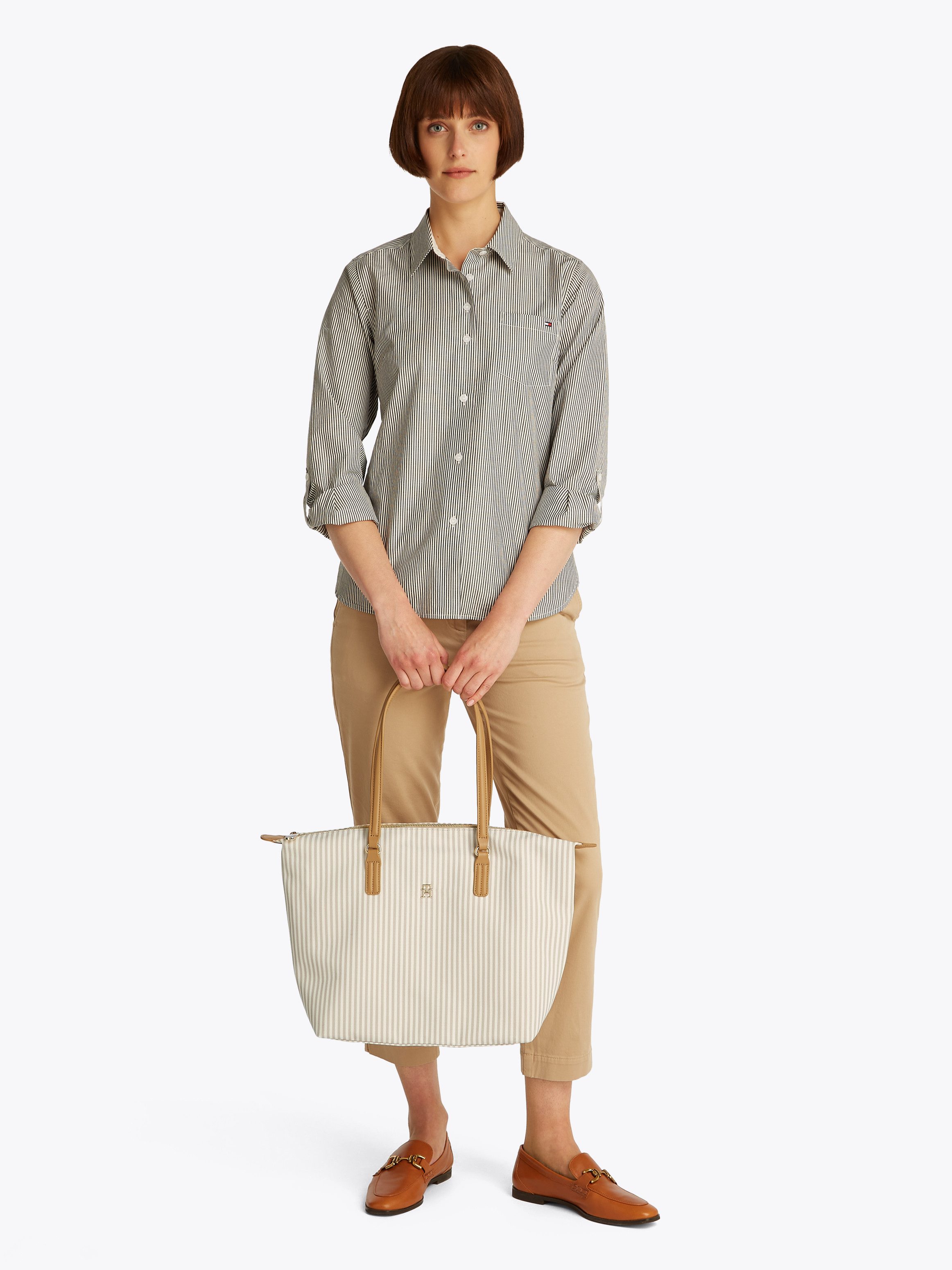 Tommy Hilfiger Tragetasche "POPPY SUMMER TOTE", Damen Umhängetasche, Henkel günstig online kaufen