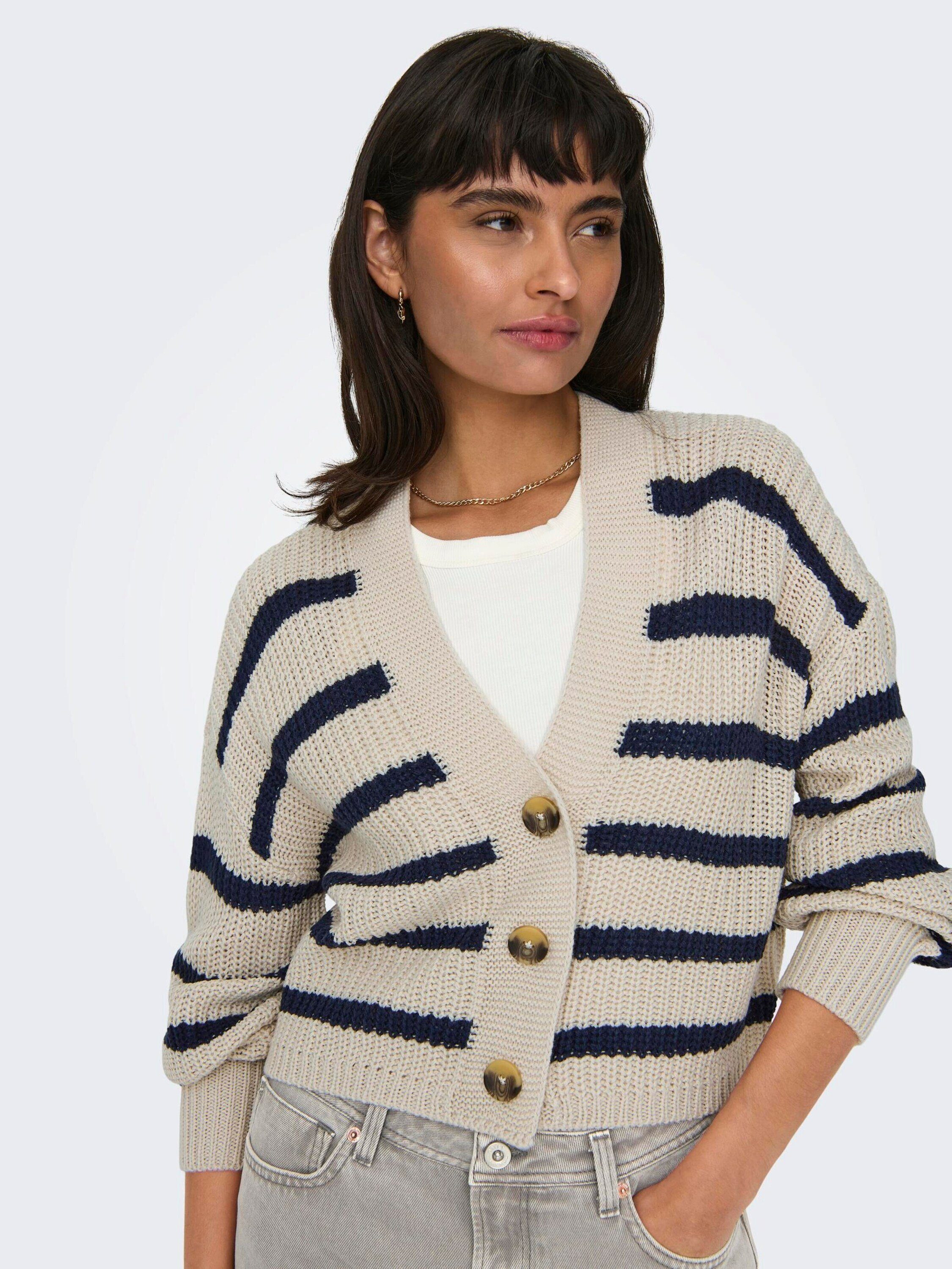 ONLY Strickjacke ONLCarol (1-tlg) Lochmuster günstig online kaufen