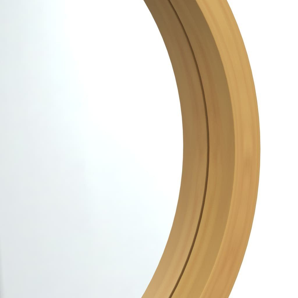furnicato Wandspiegel mit Riemen Golden 55 Ø cm