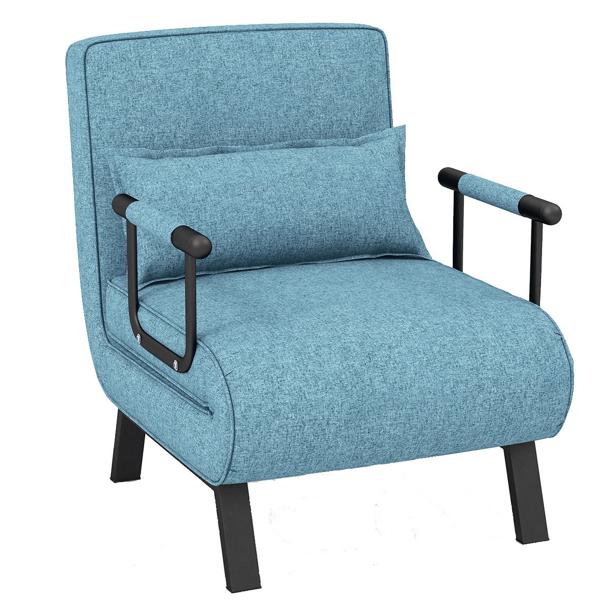 COSTWAY Schlafsofa, 4 in 1,klappbar,mit verstellbarer günstig online kaufen