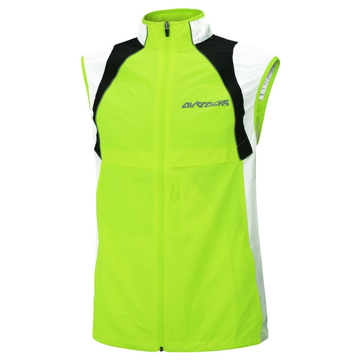 Airtracks Funktionsweste Herren Fahrradweste / Laufweste (leichte Radweste Reflektierend Winddicht Atmungsaktiv) » S M L XL XXL XXXL «