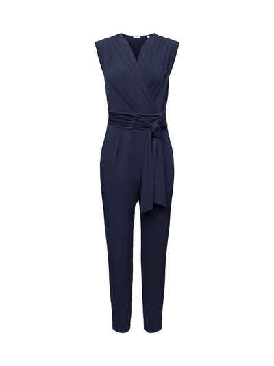 Esprit Overall Ärmelloser Jumpsuit mit V-Ausschnitt